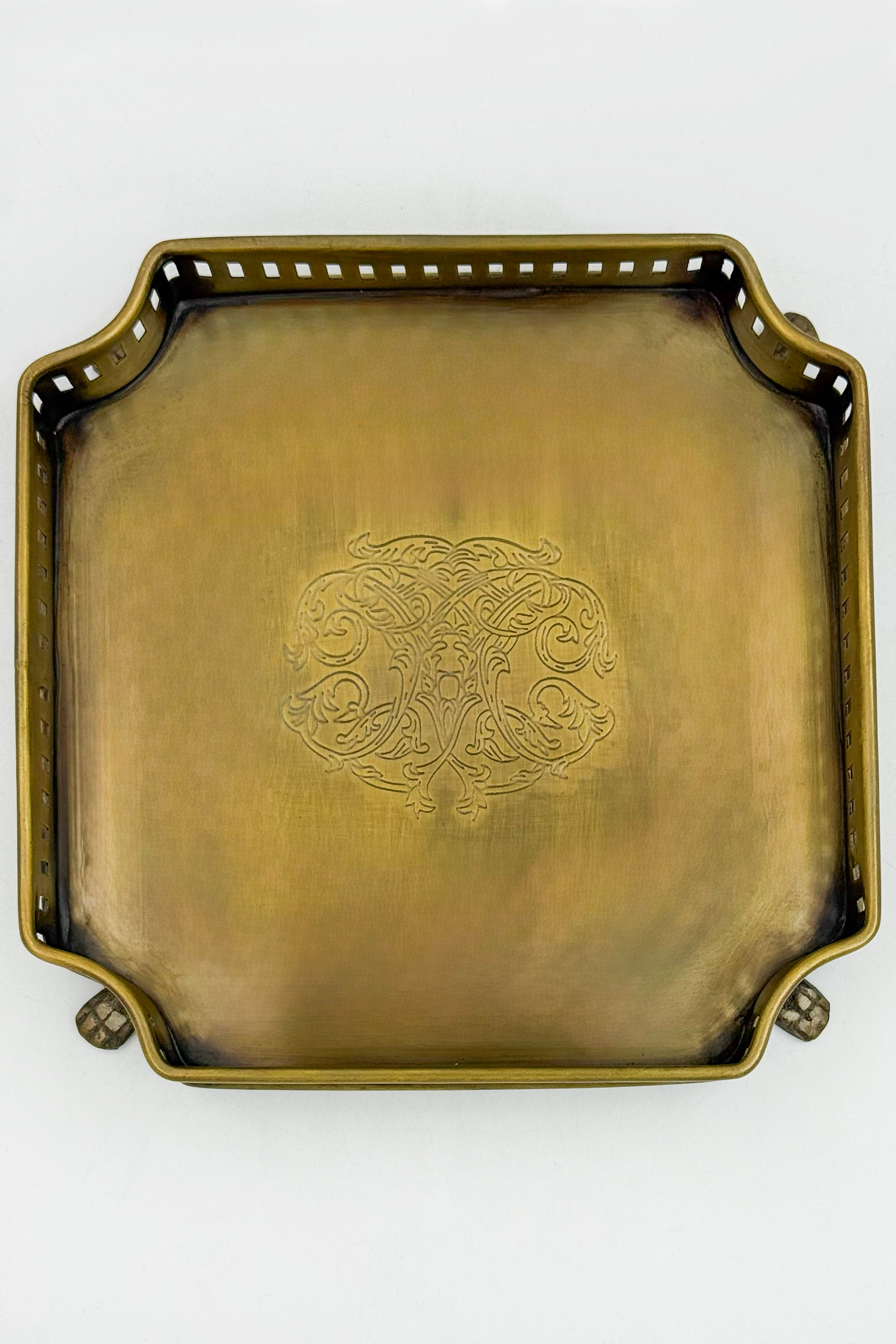 Fiza Gold Square Tray
