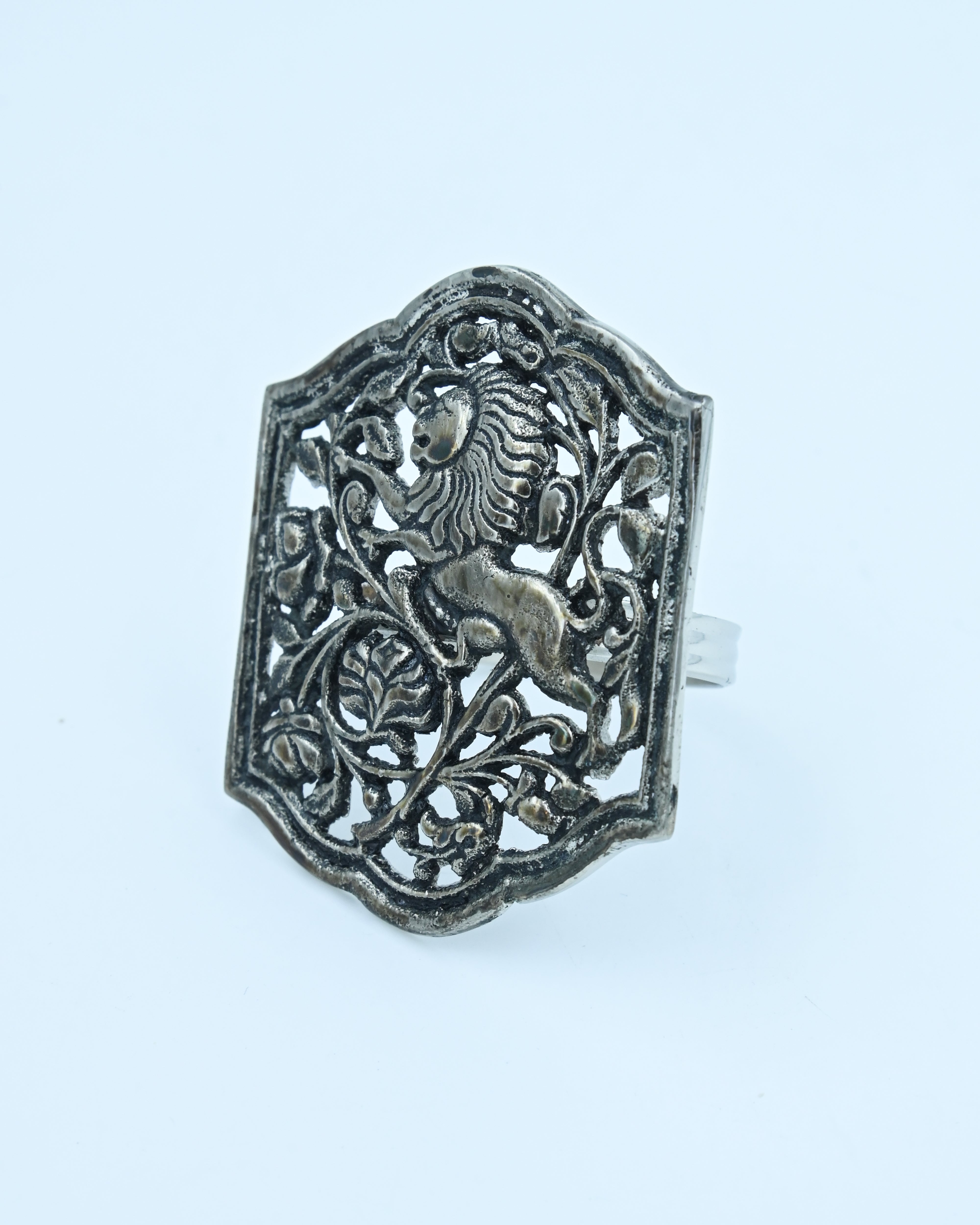 Singha Rusted Silver Napkin Ring