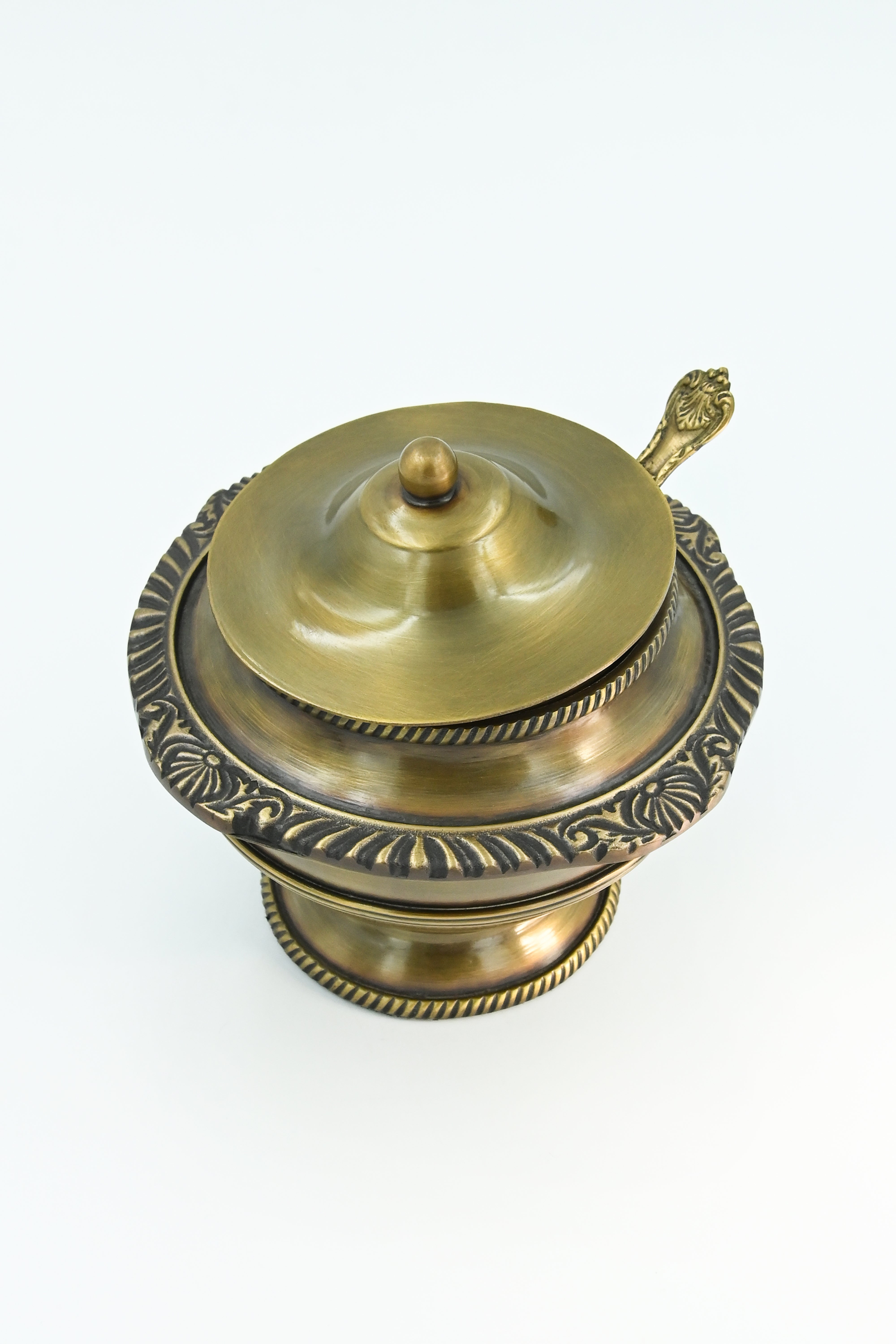 Large Hunaar Gold Brass Bowl