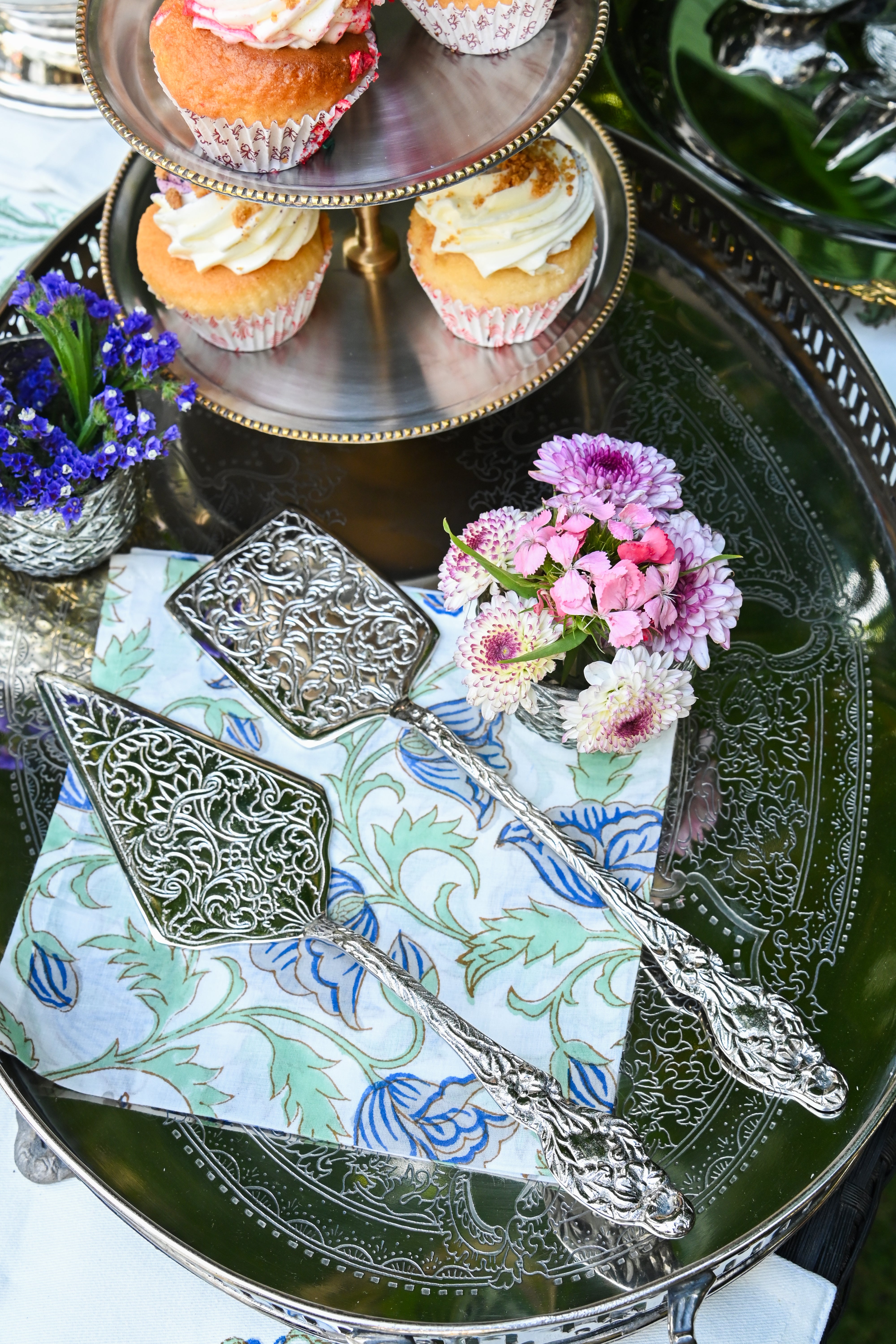 Jaal Nickel Cake Set