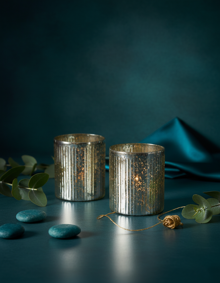 Amira Silver Votive