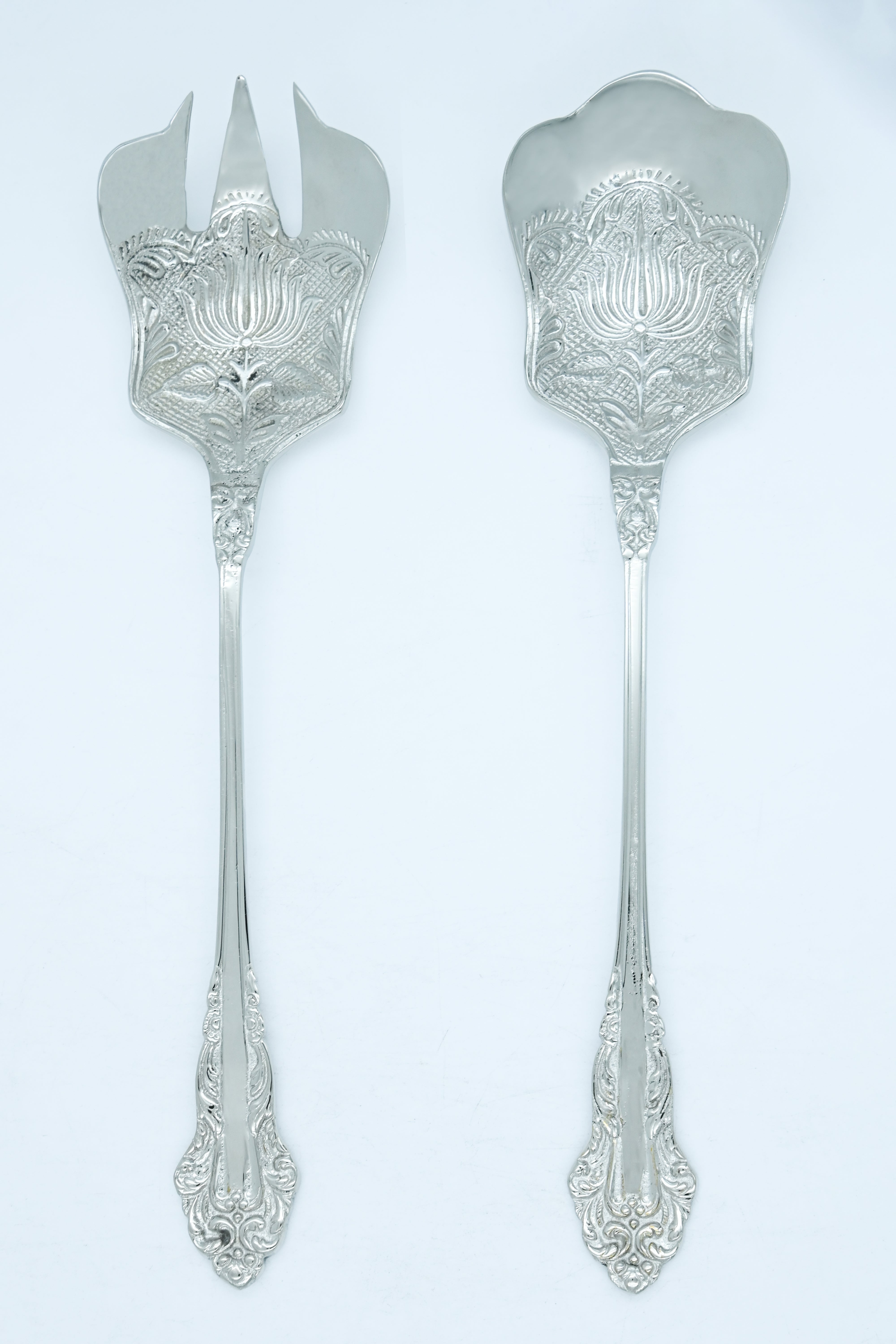 Hina Nickel Plated Salad Set