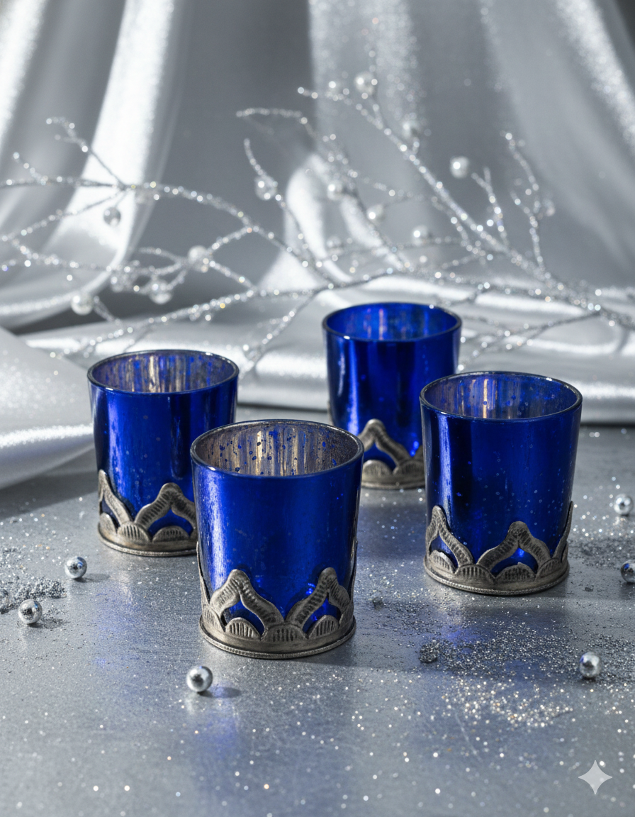 Zinam Blue Votive