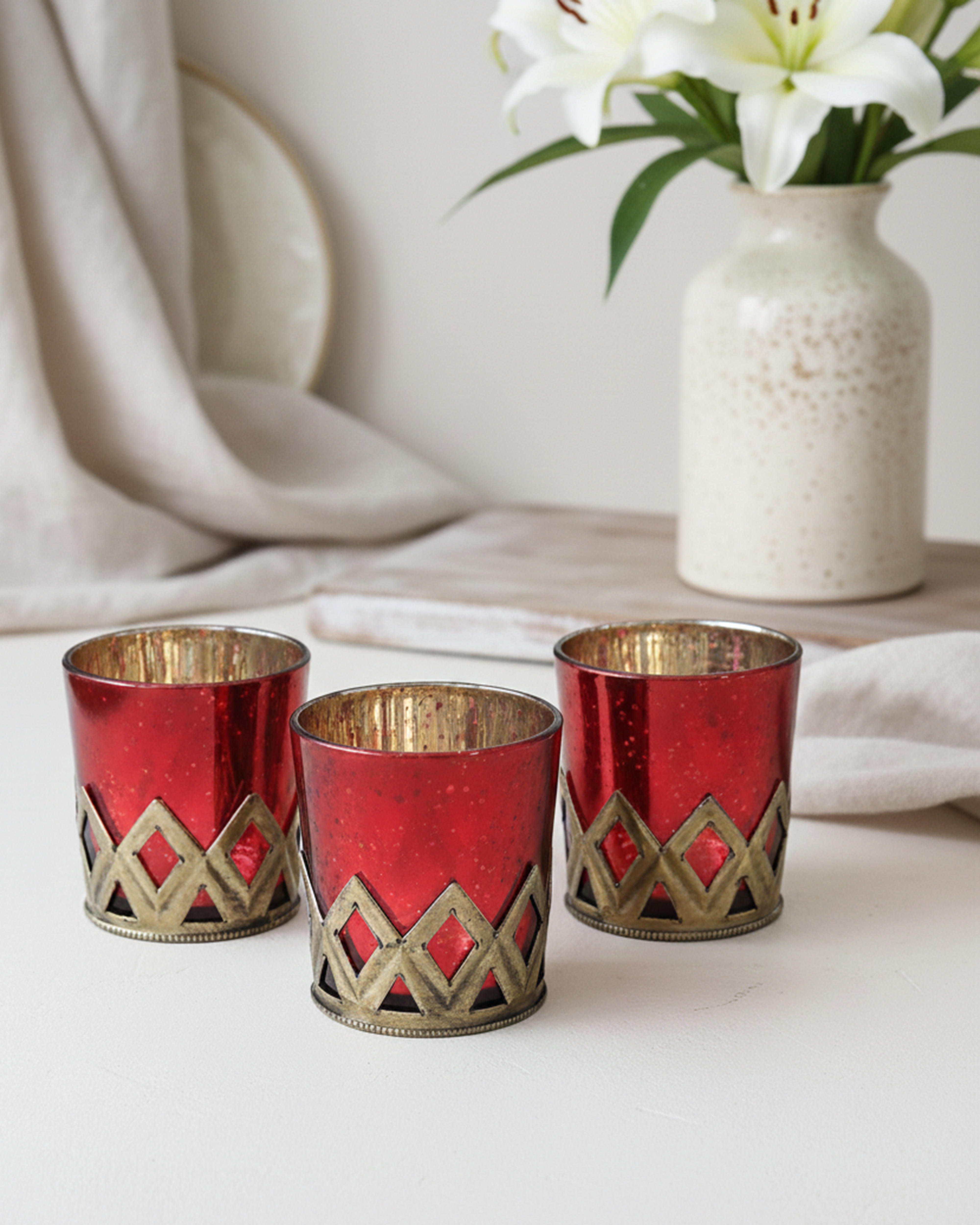 Zinav Red Votive