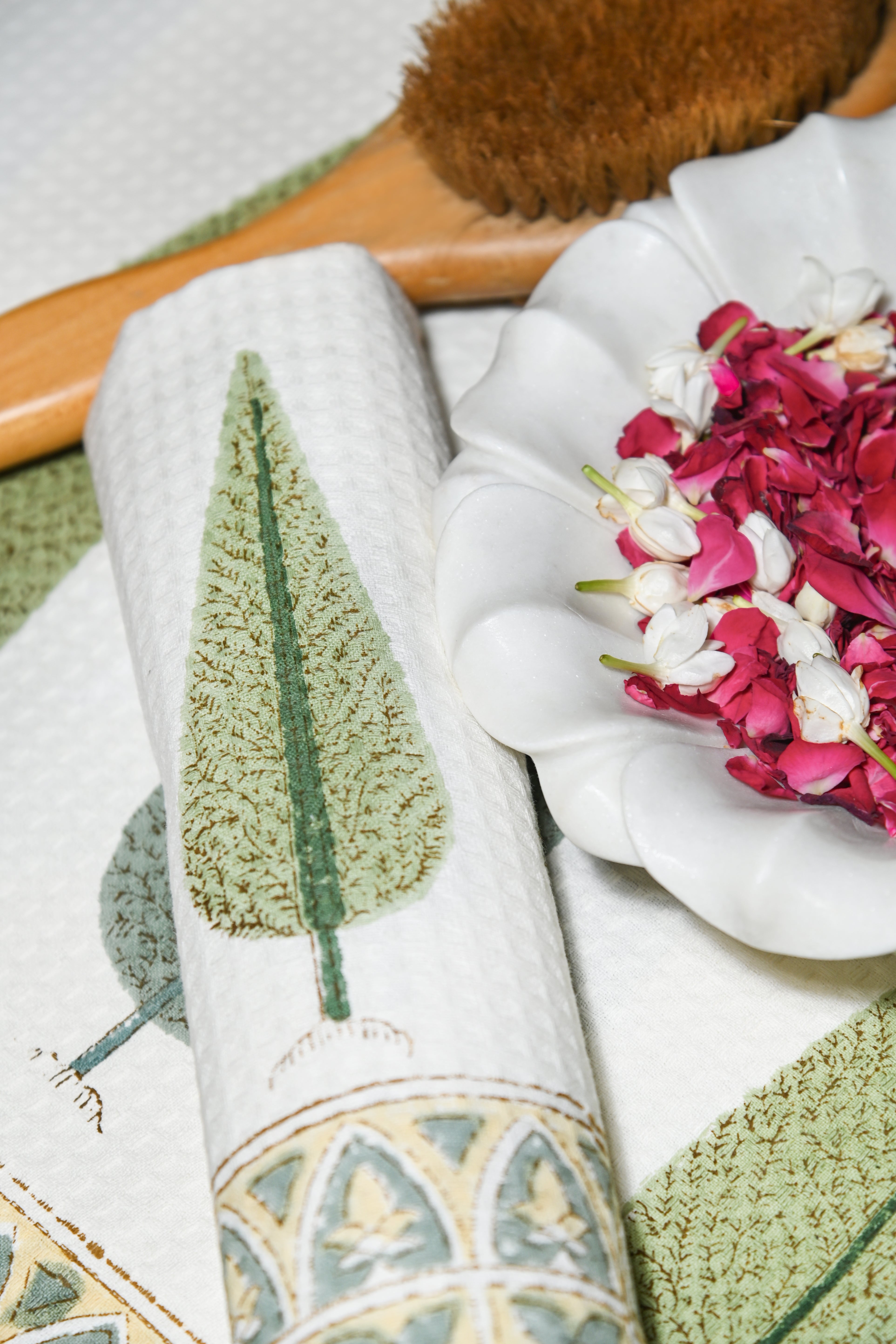 Cypress Waffle Bath Towel