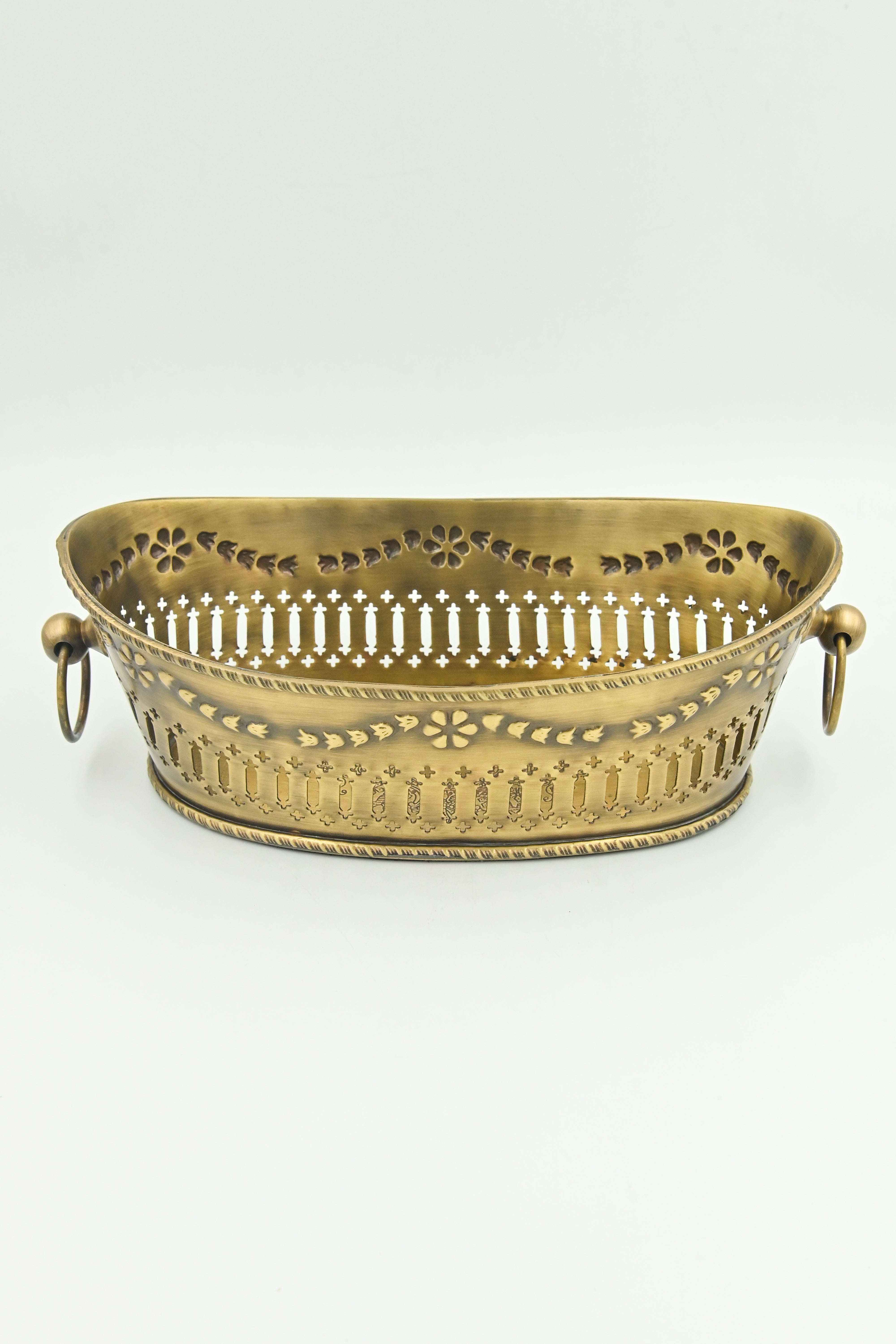 Small Hunaar Gold Basket