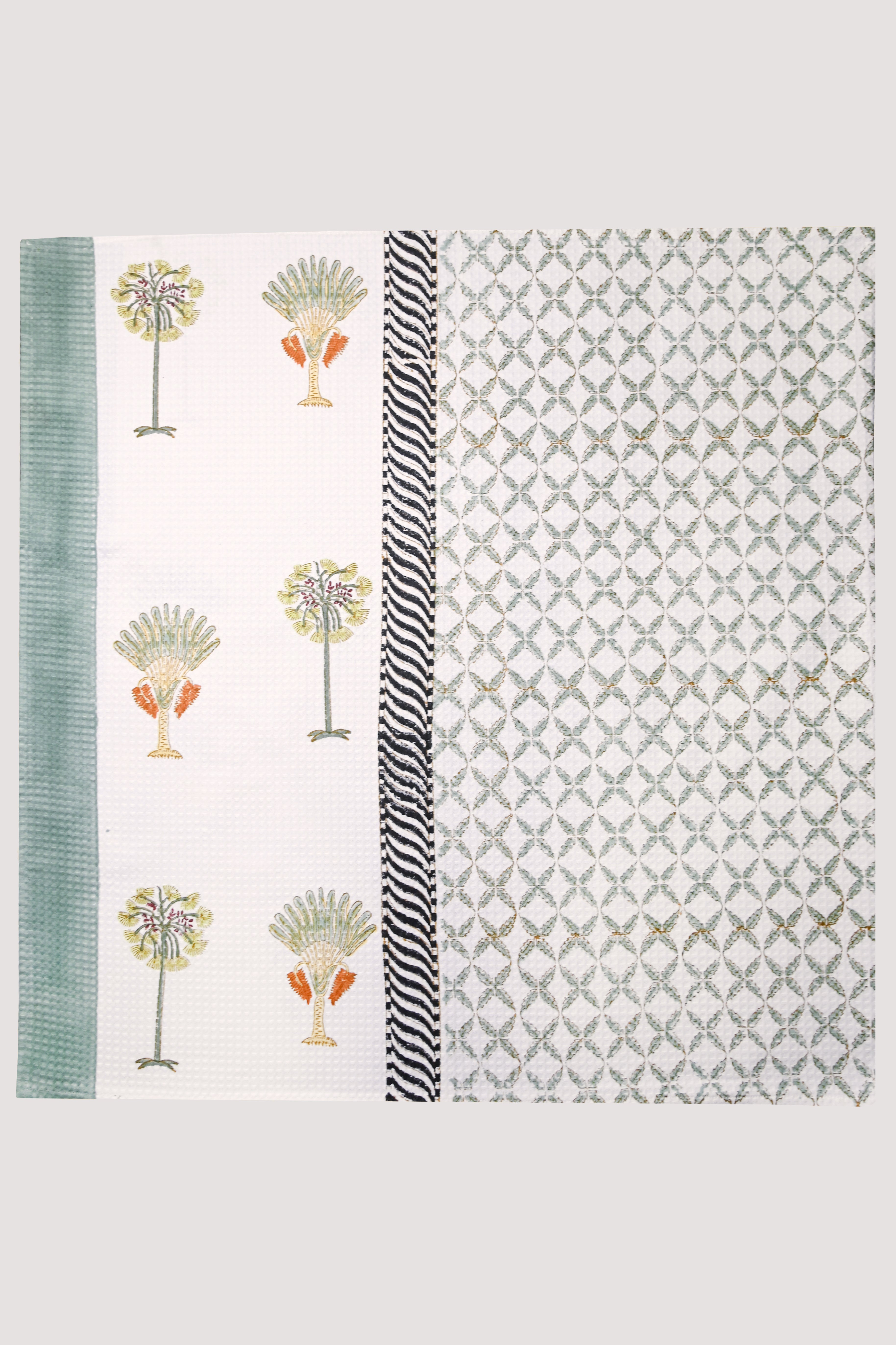 Palm Waffle Bath Towel