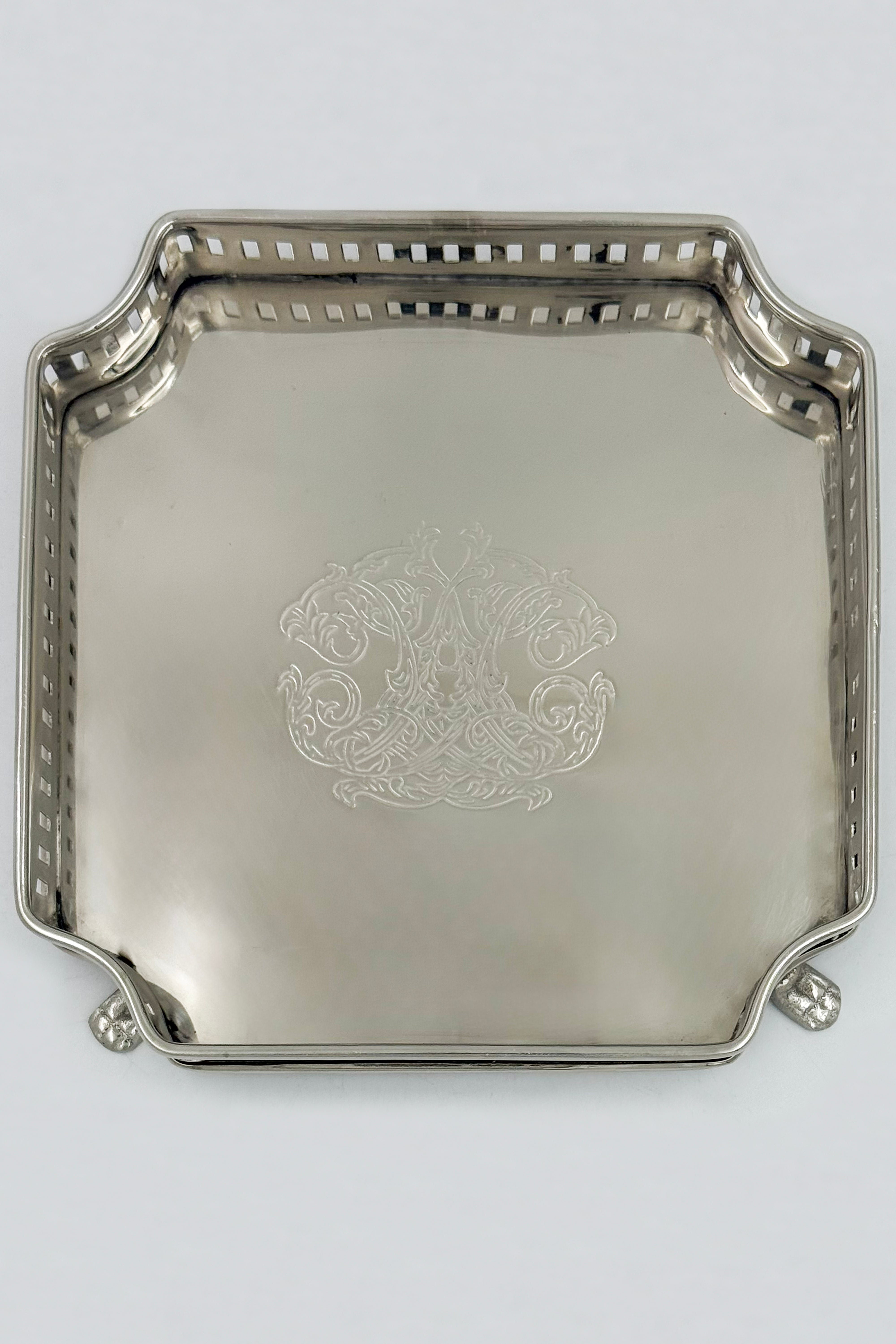 Fiza Silver Square Tray