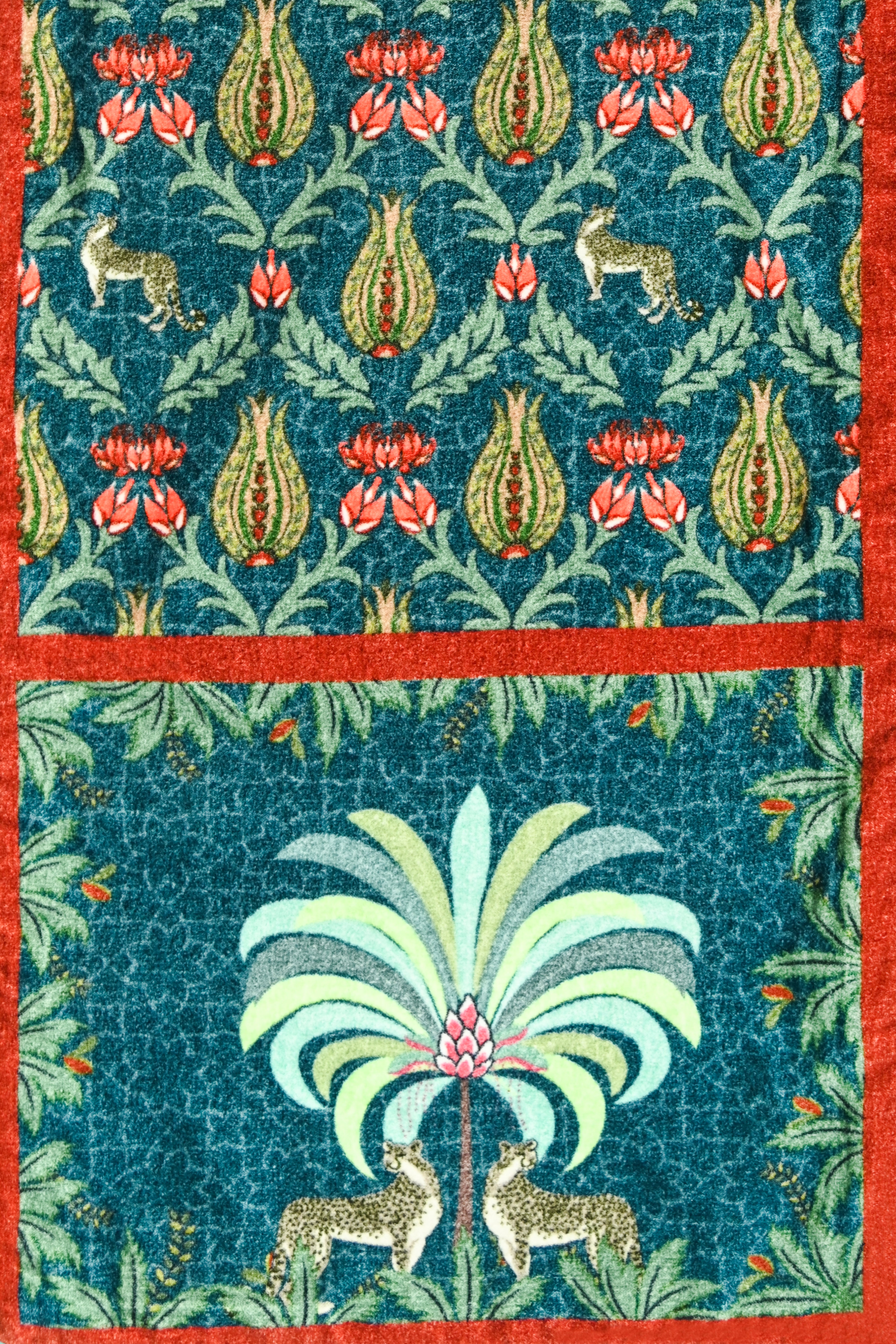 Leopard Velvet Runner