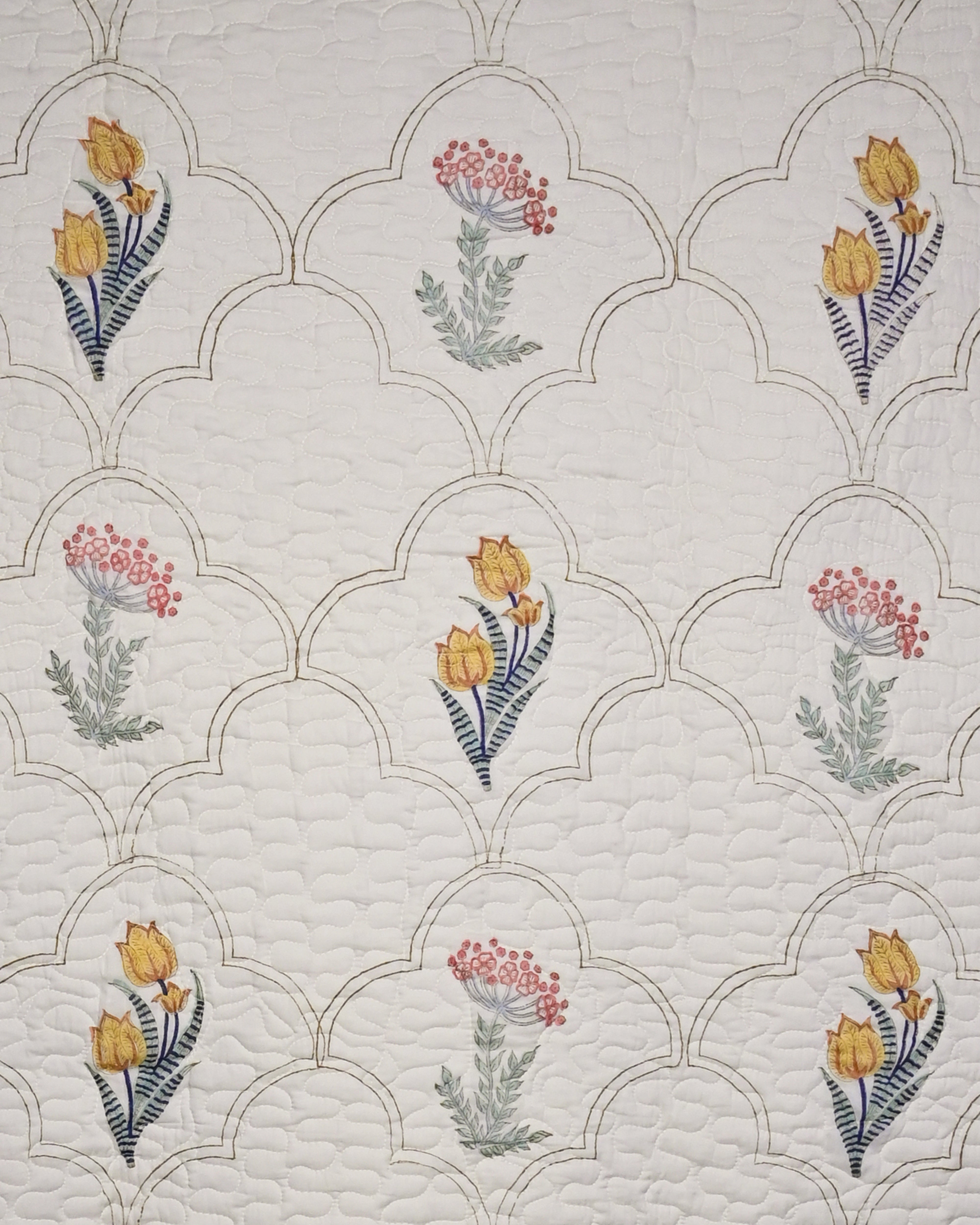 Phool Jaal Quilted Bedcover
