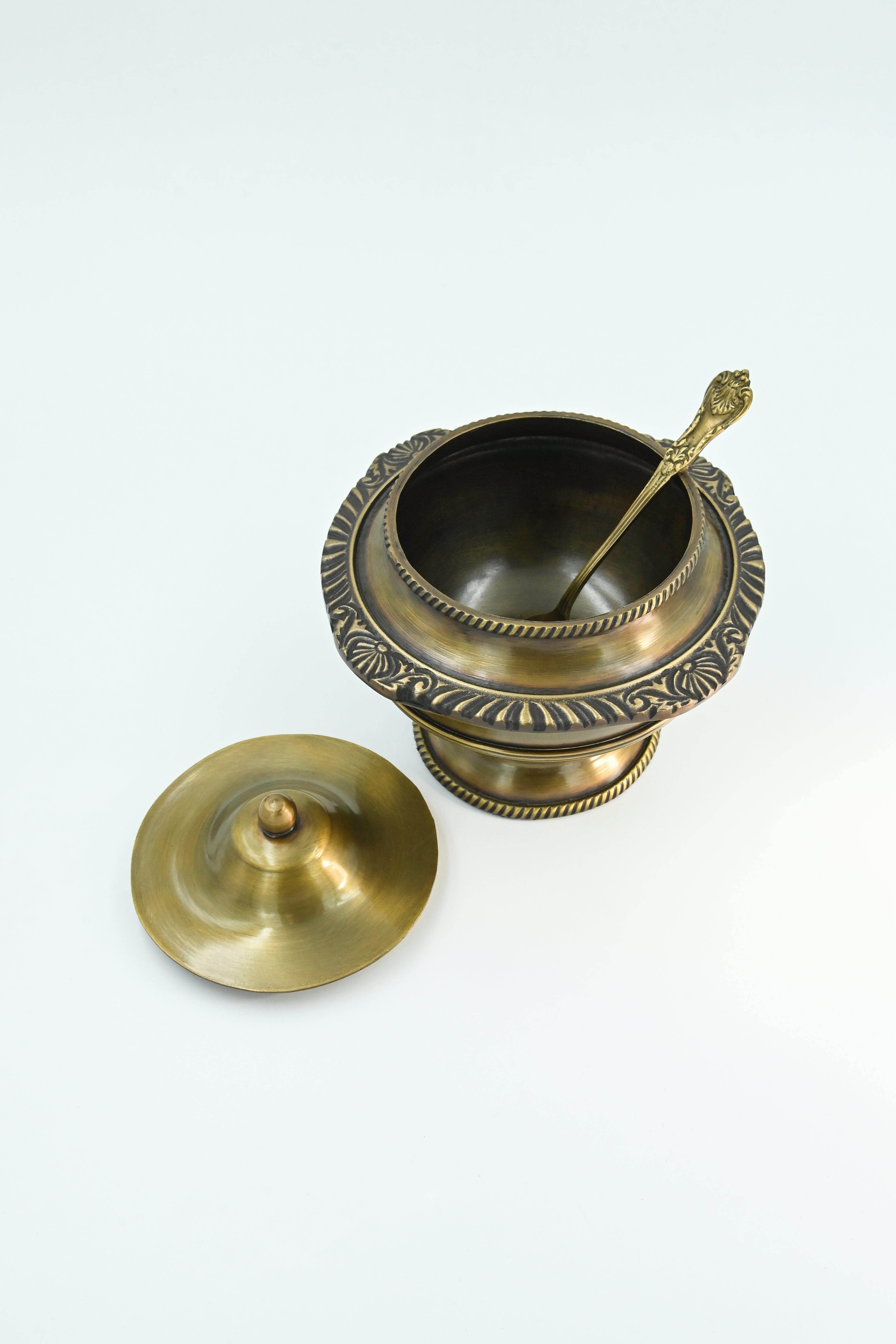Large Hunaar Gold Brass Bowl
