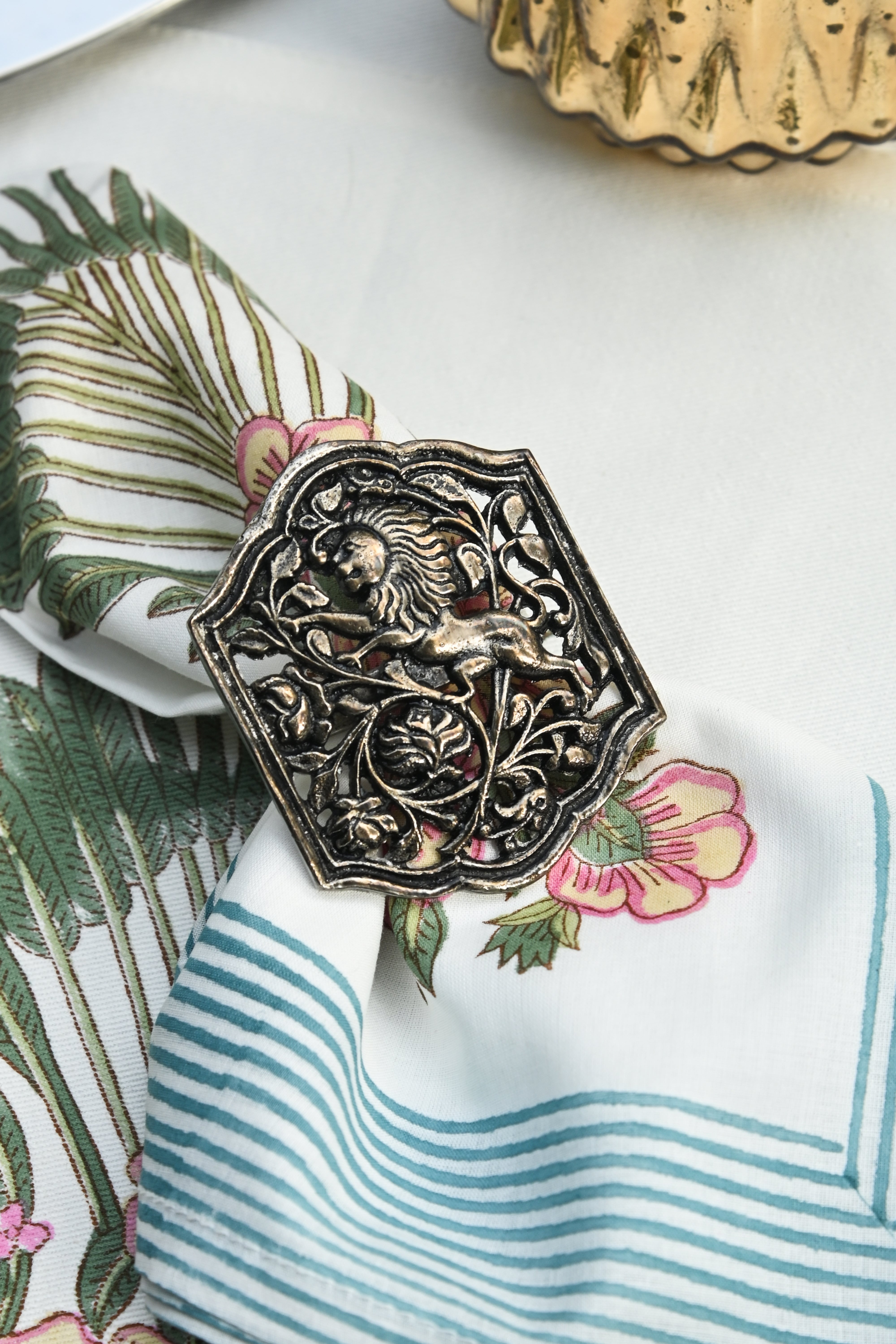 Singha Rusted Silver Napkin Ring