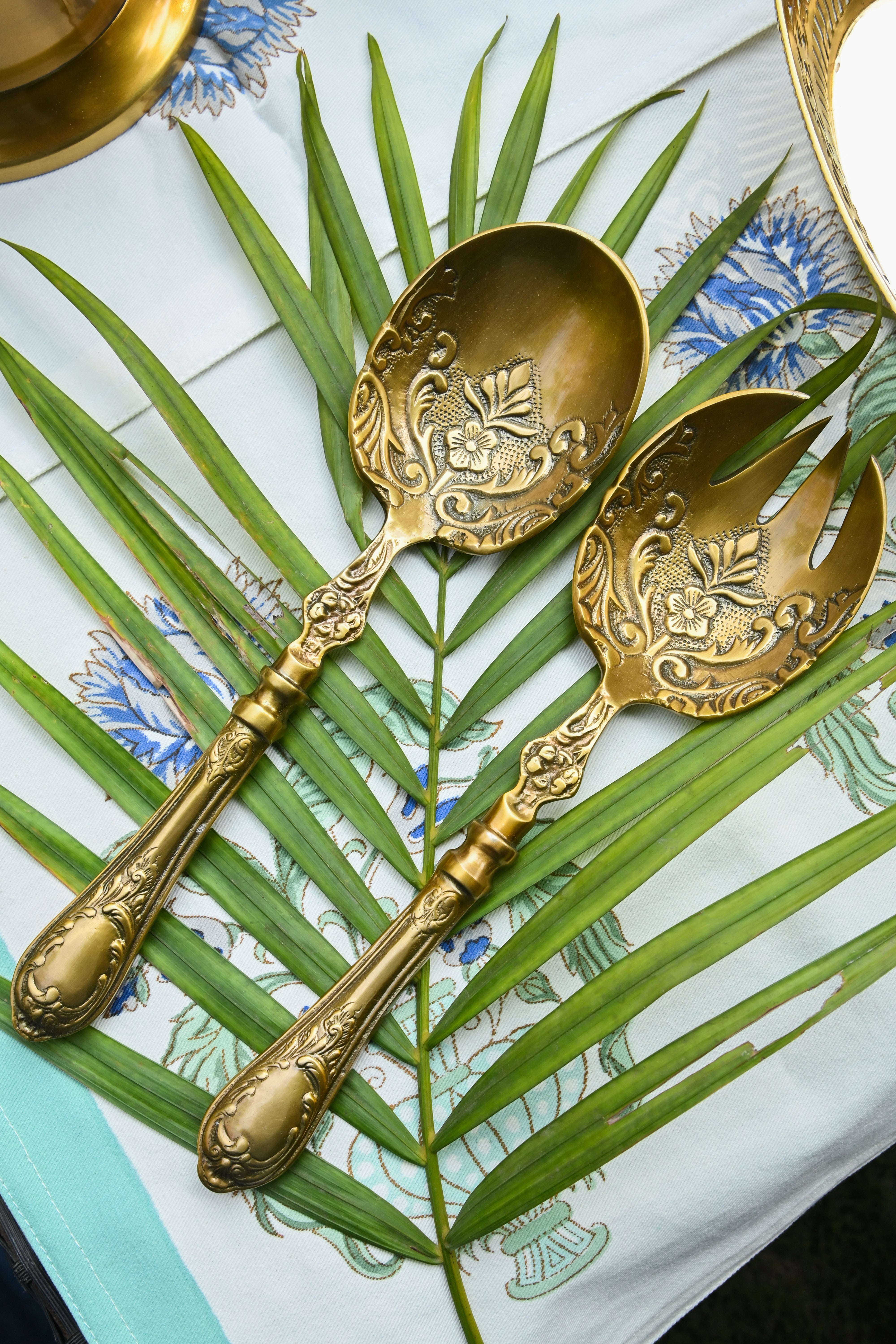 Hunaar Gold Salad Set