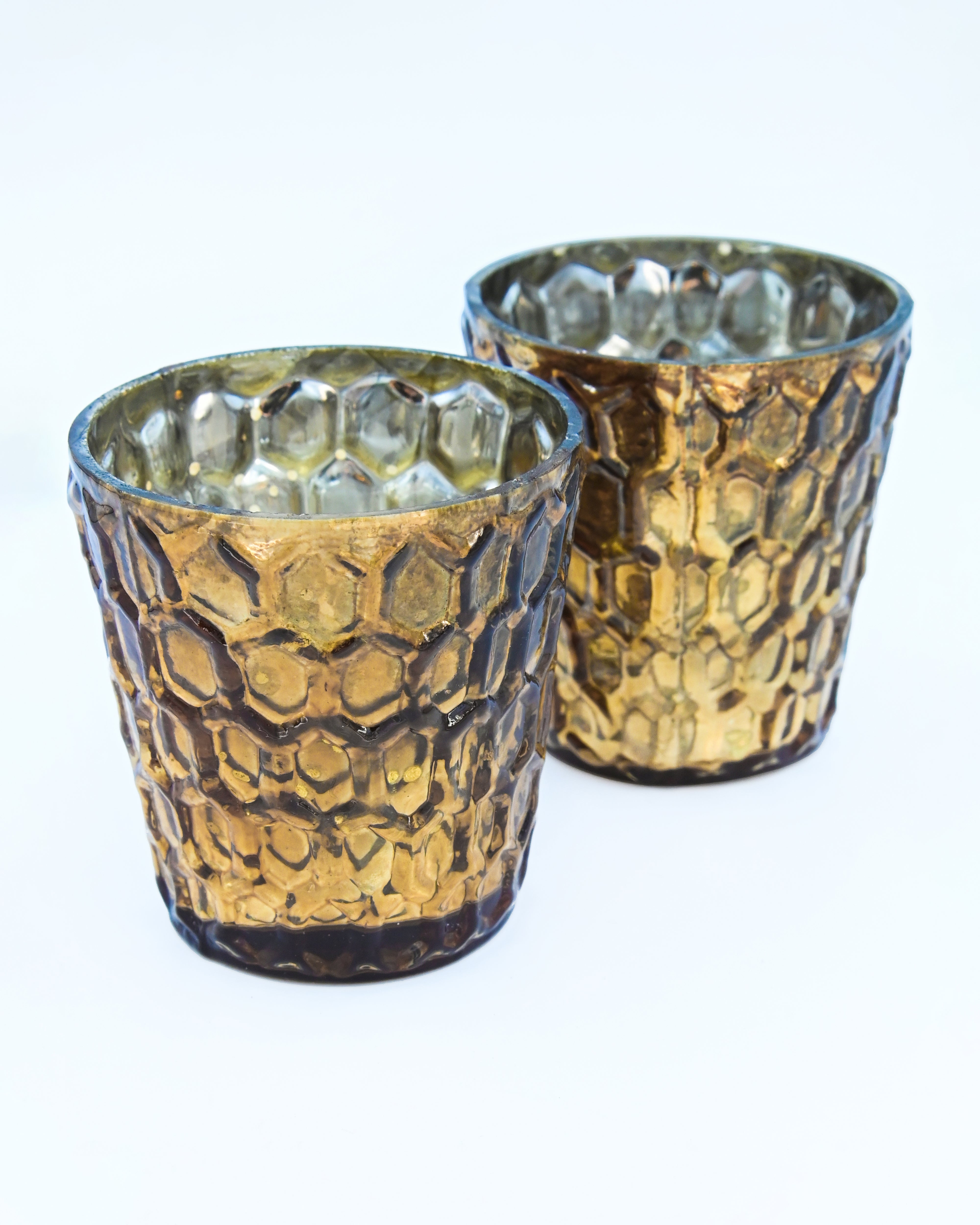 Honey Comb Bronze Votive