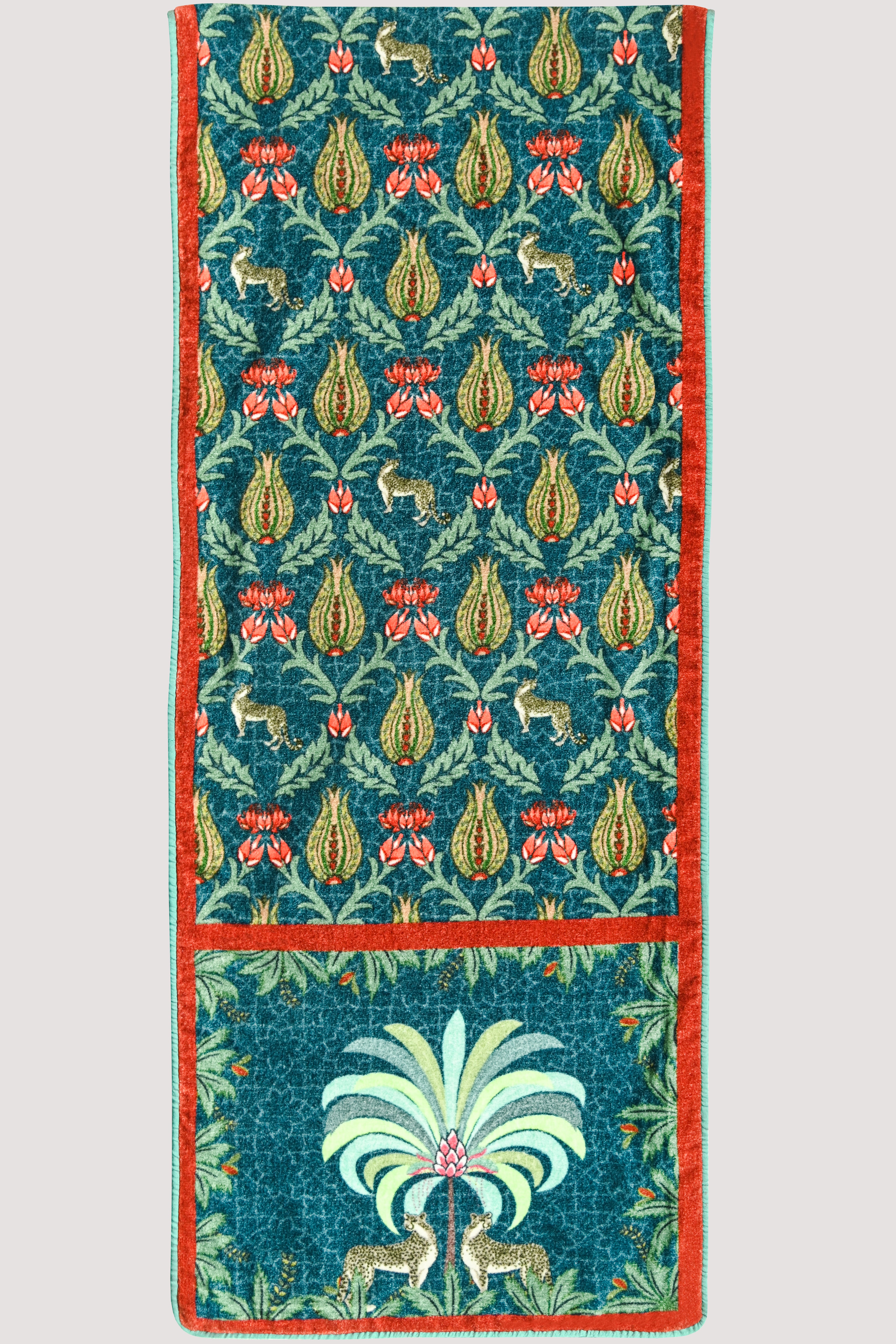 Leopard Velvet Runner