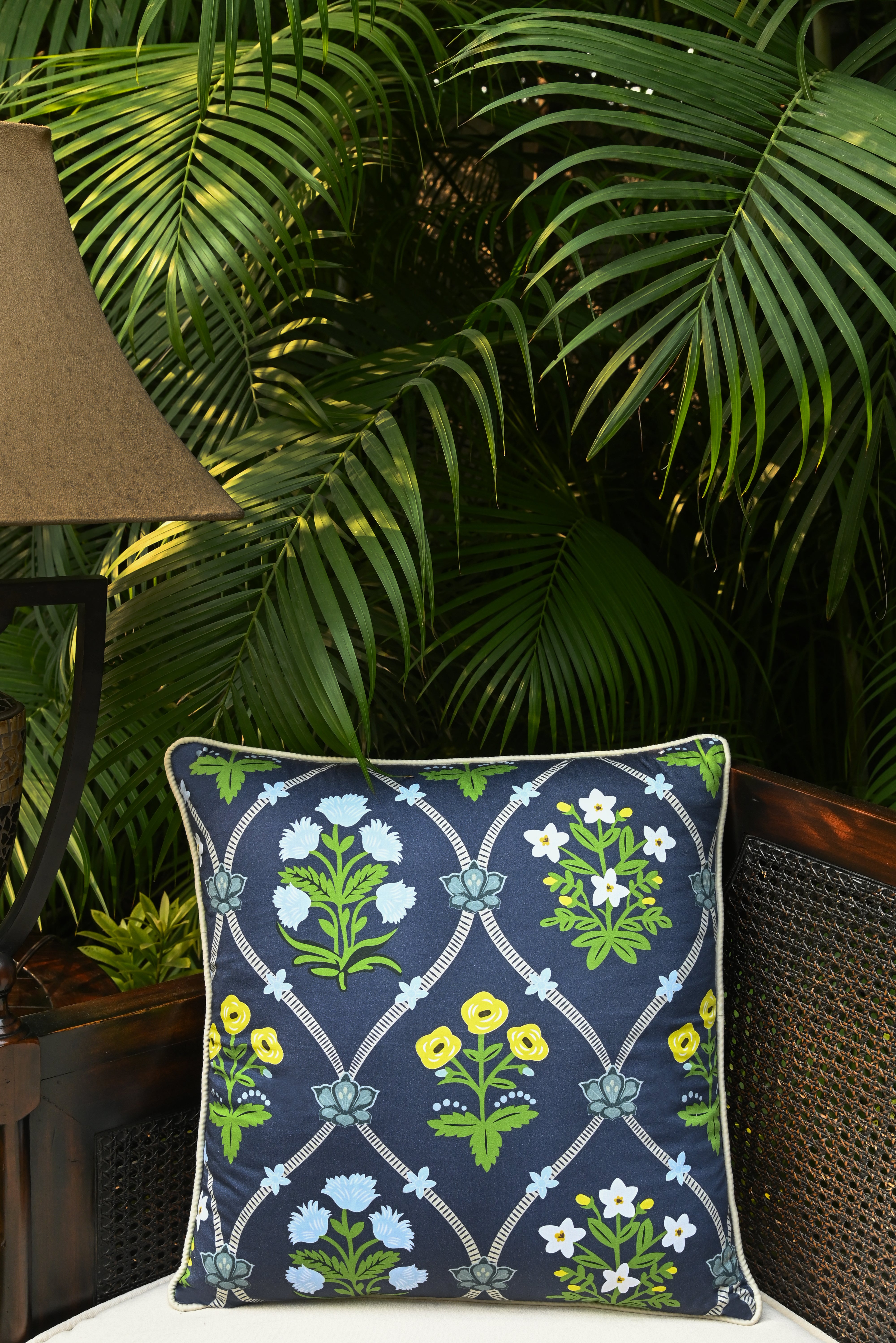 Neel Gul Bahar Cushion