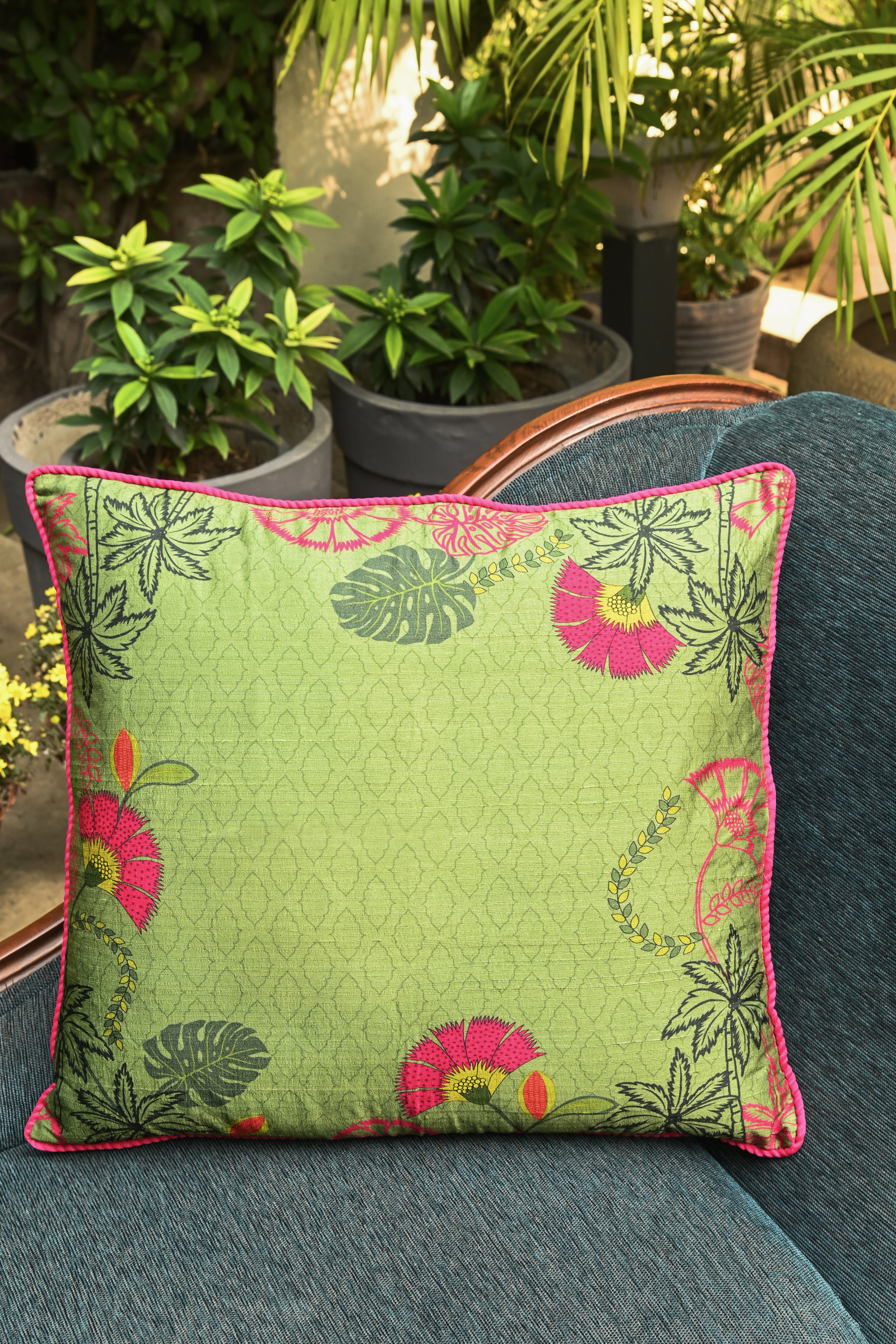 Pushpbagh Cushion Green