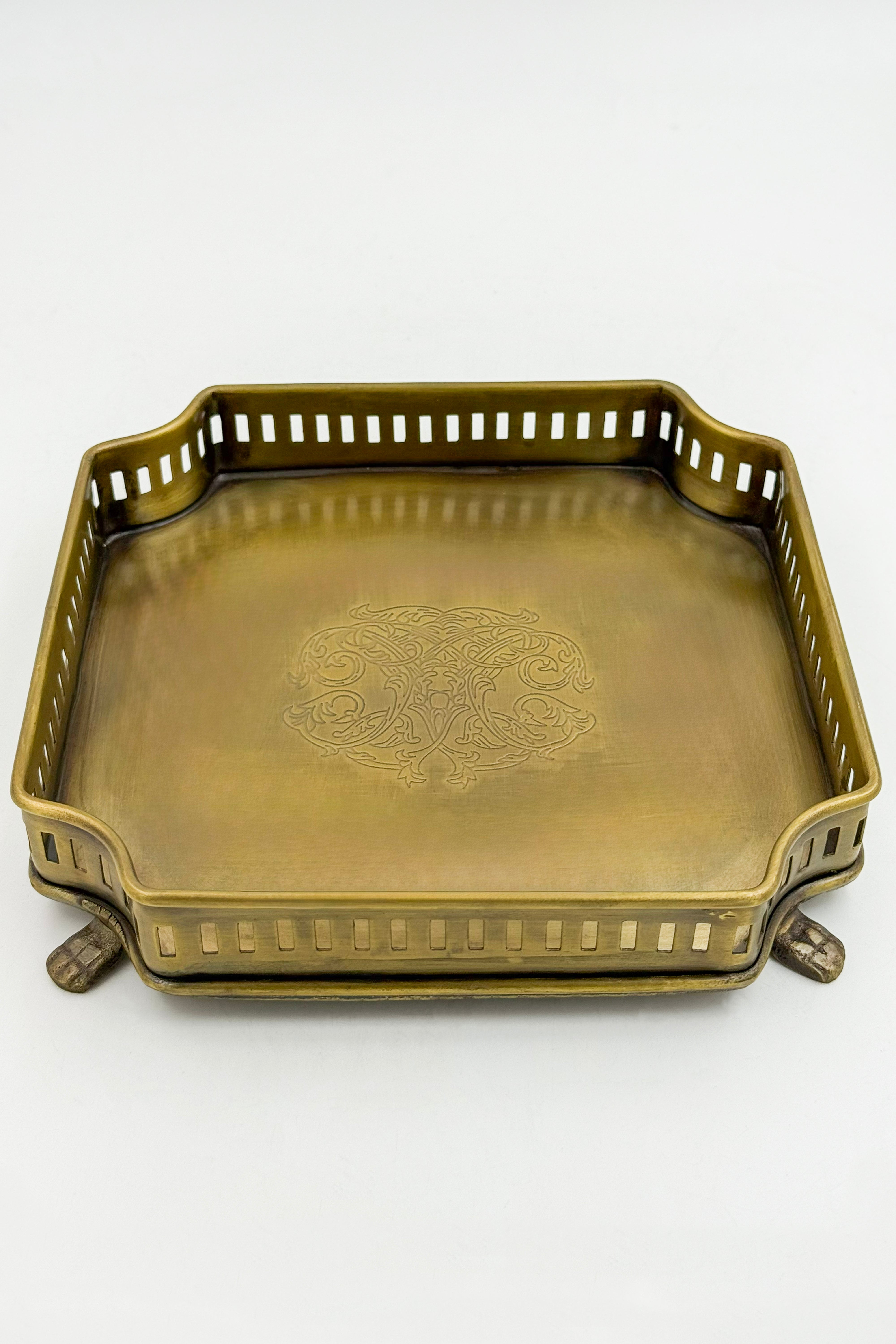 Fiza Gold Square Tray
