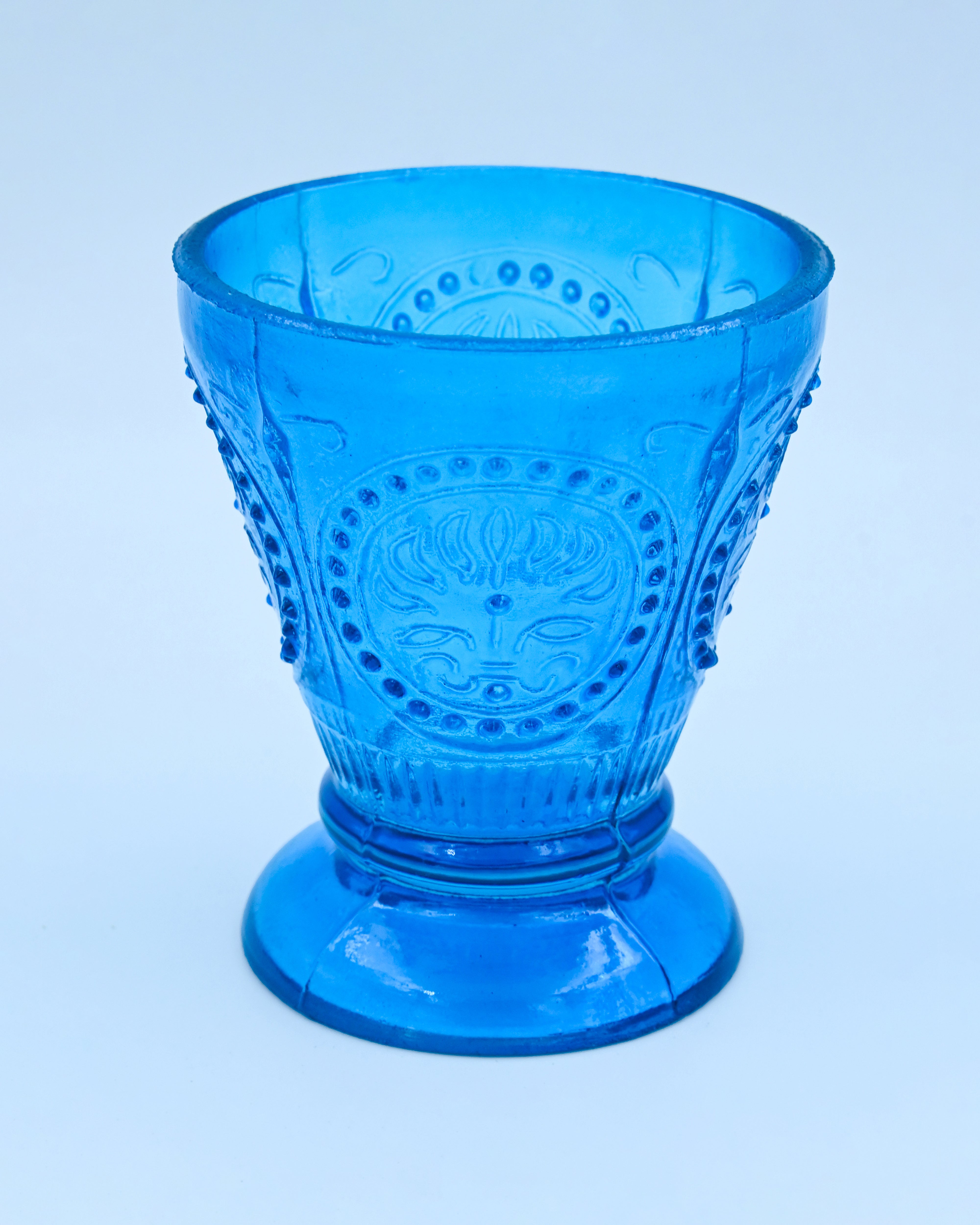 Aqua Raindrop Votive