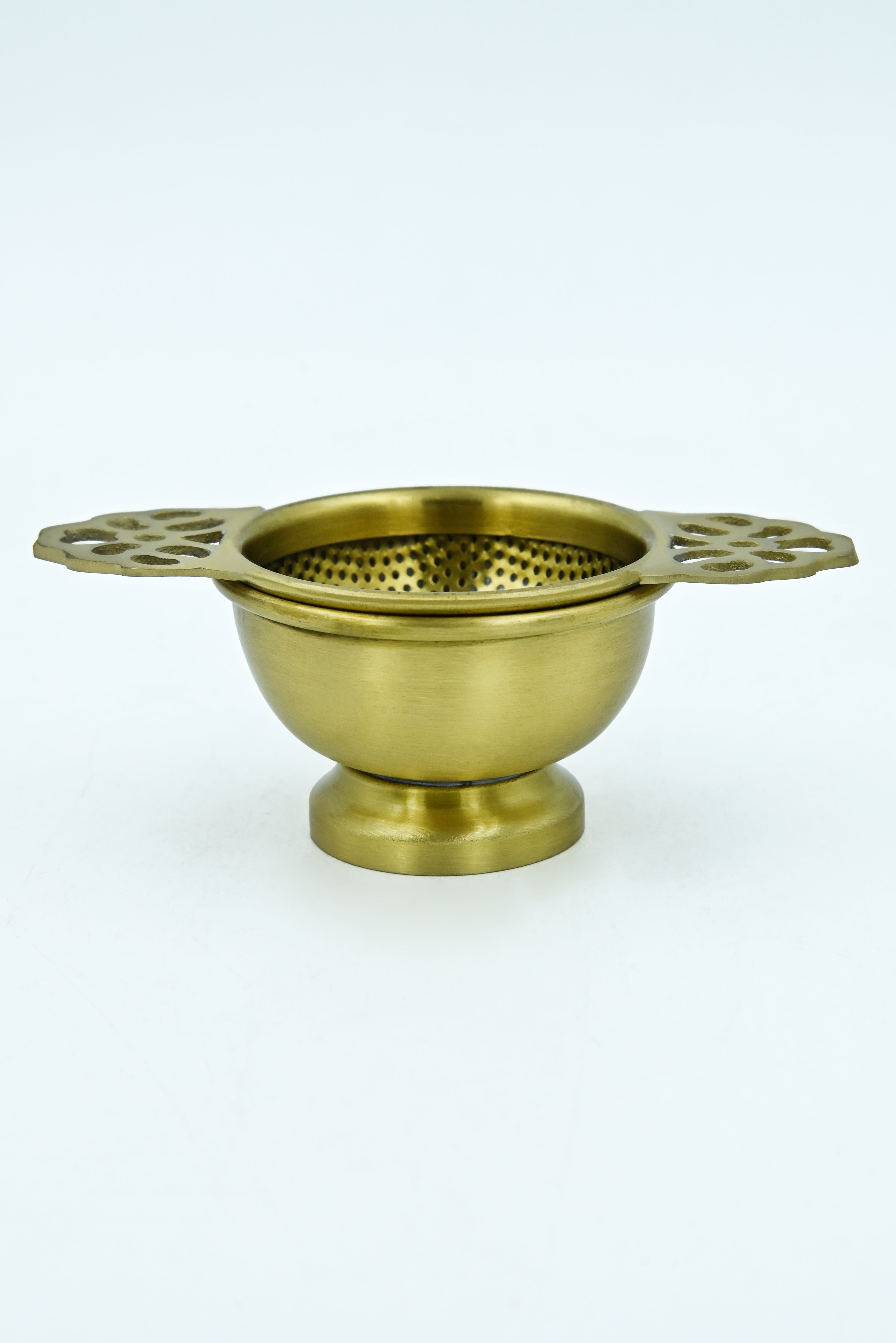 Raza Gold Tea Strainer