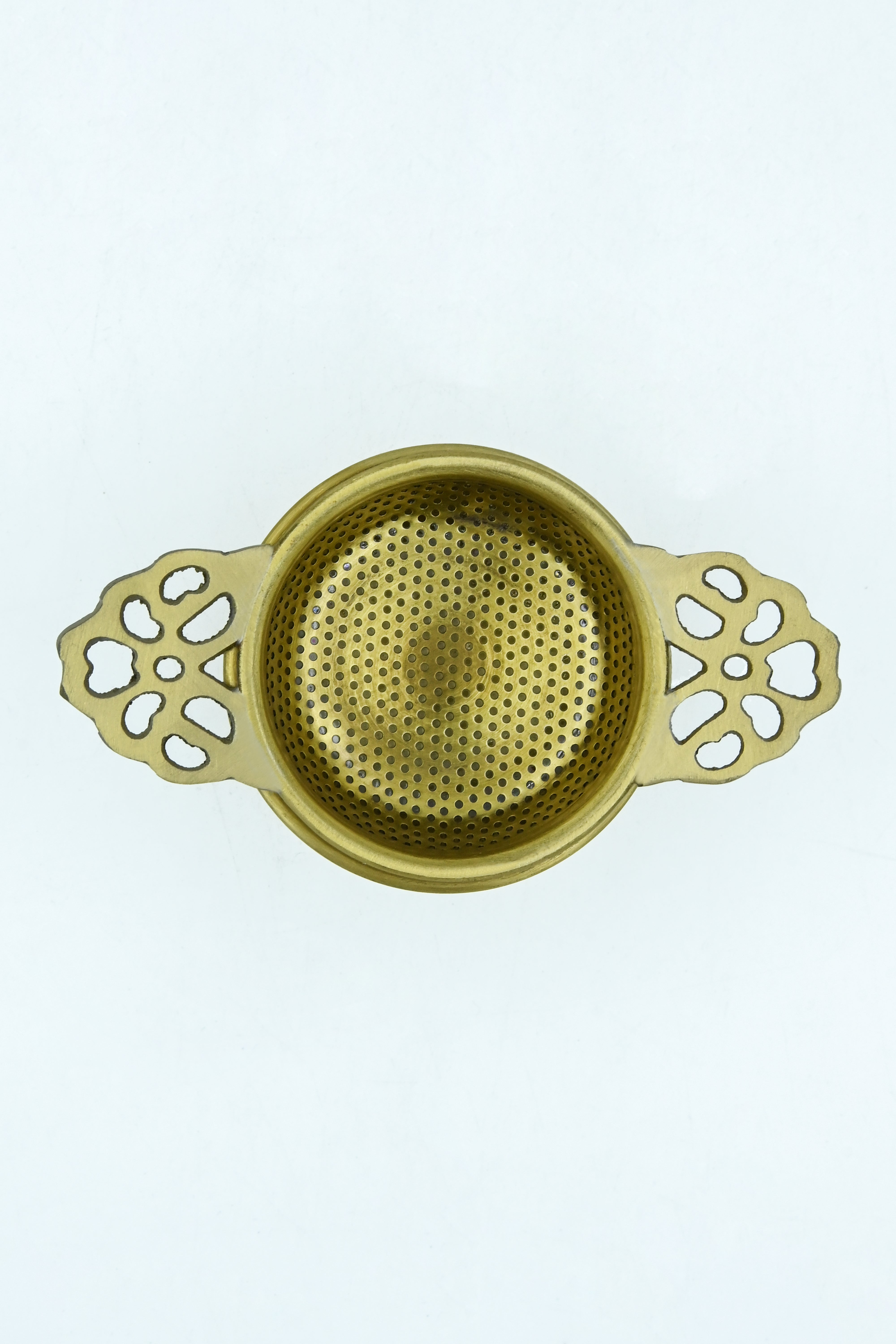 Raza Gold Tea Strainer