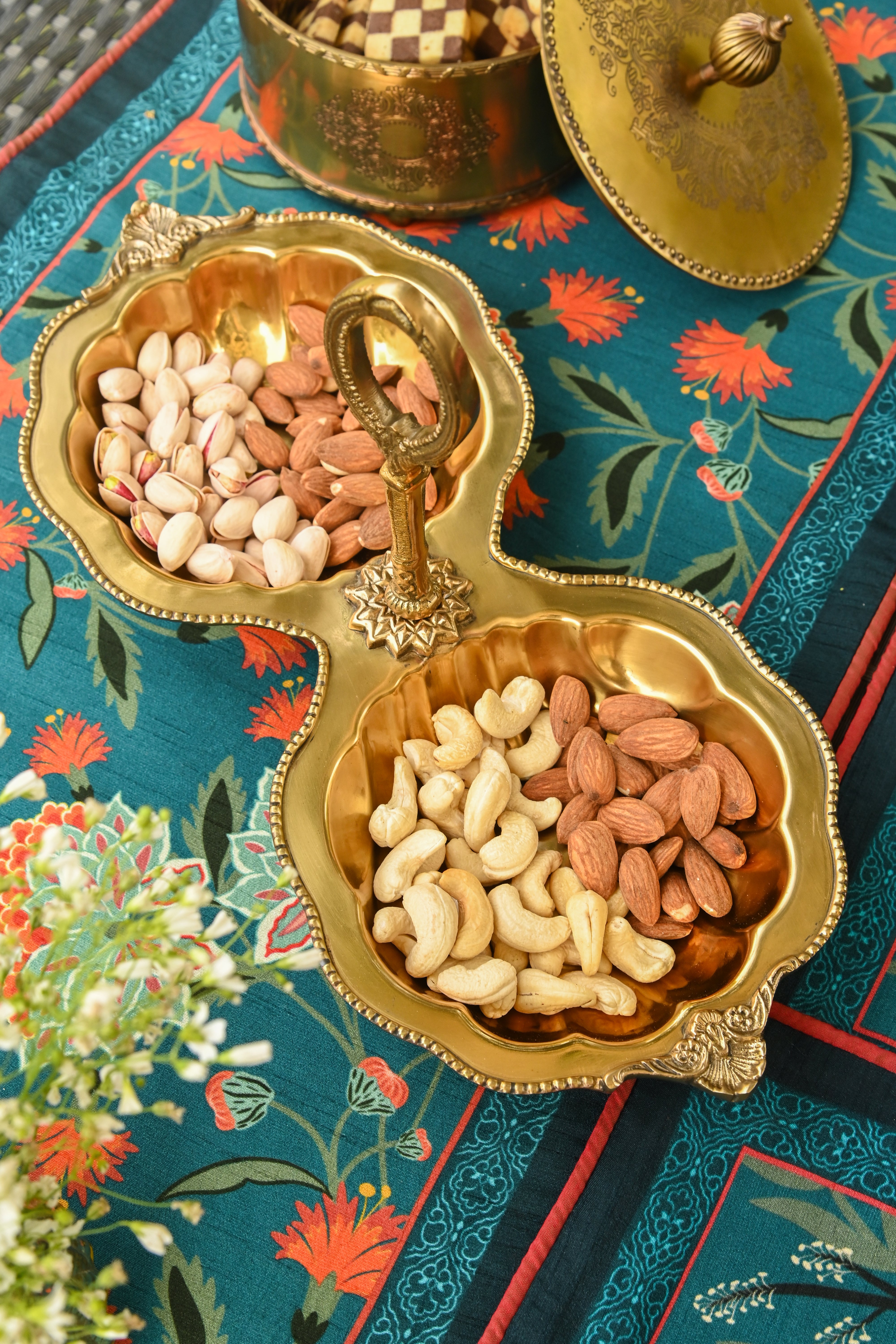 Hina Gold Nut Bowl