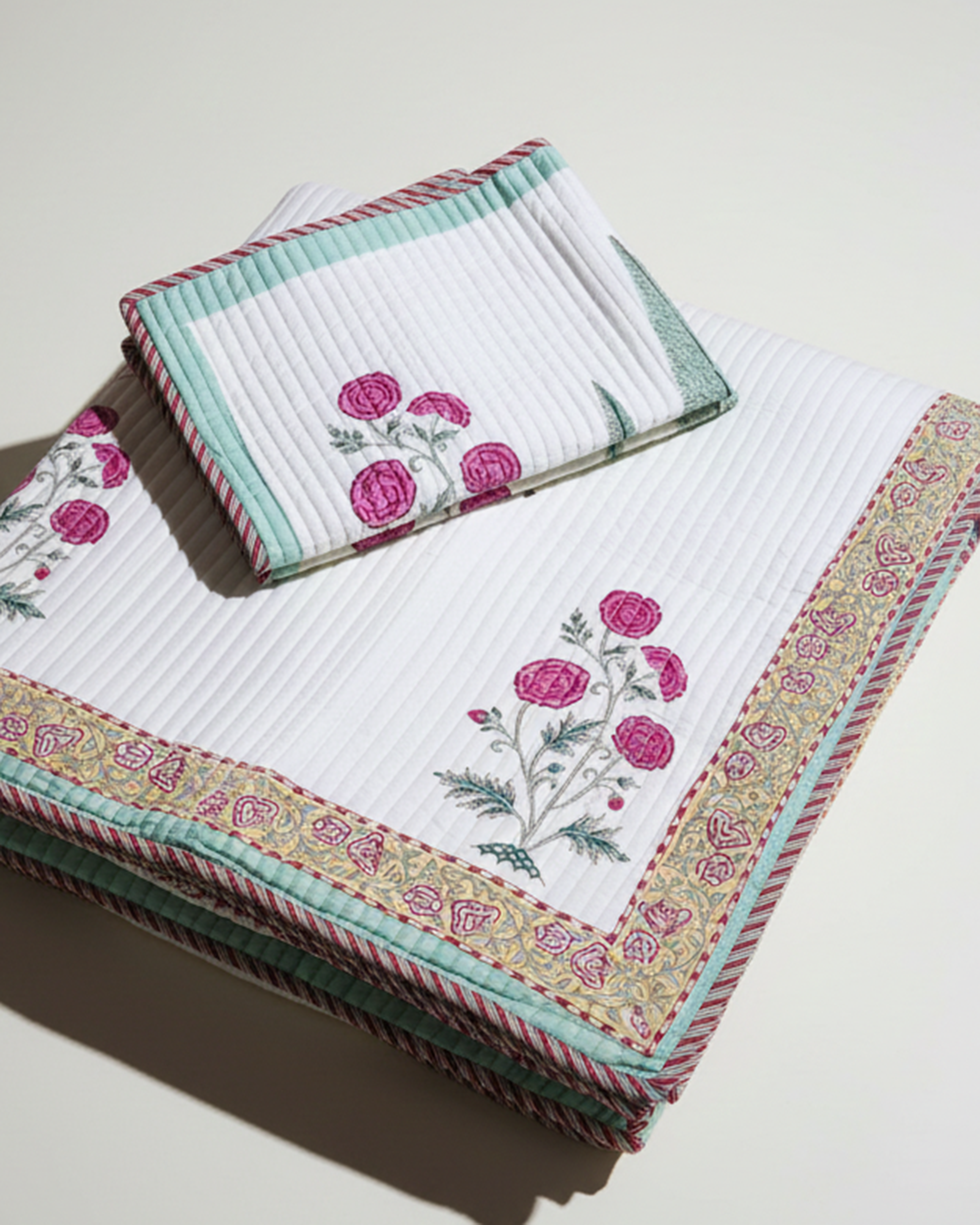 Cypress Gulaab Quilted Bedcover