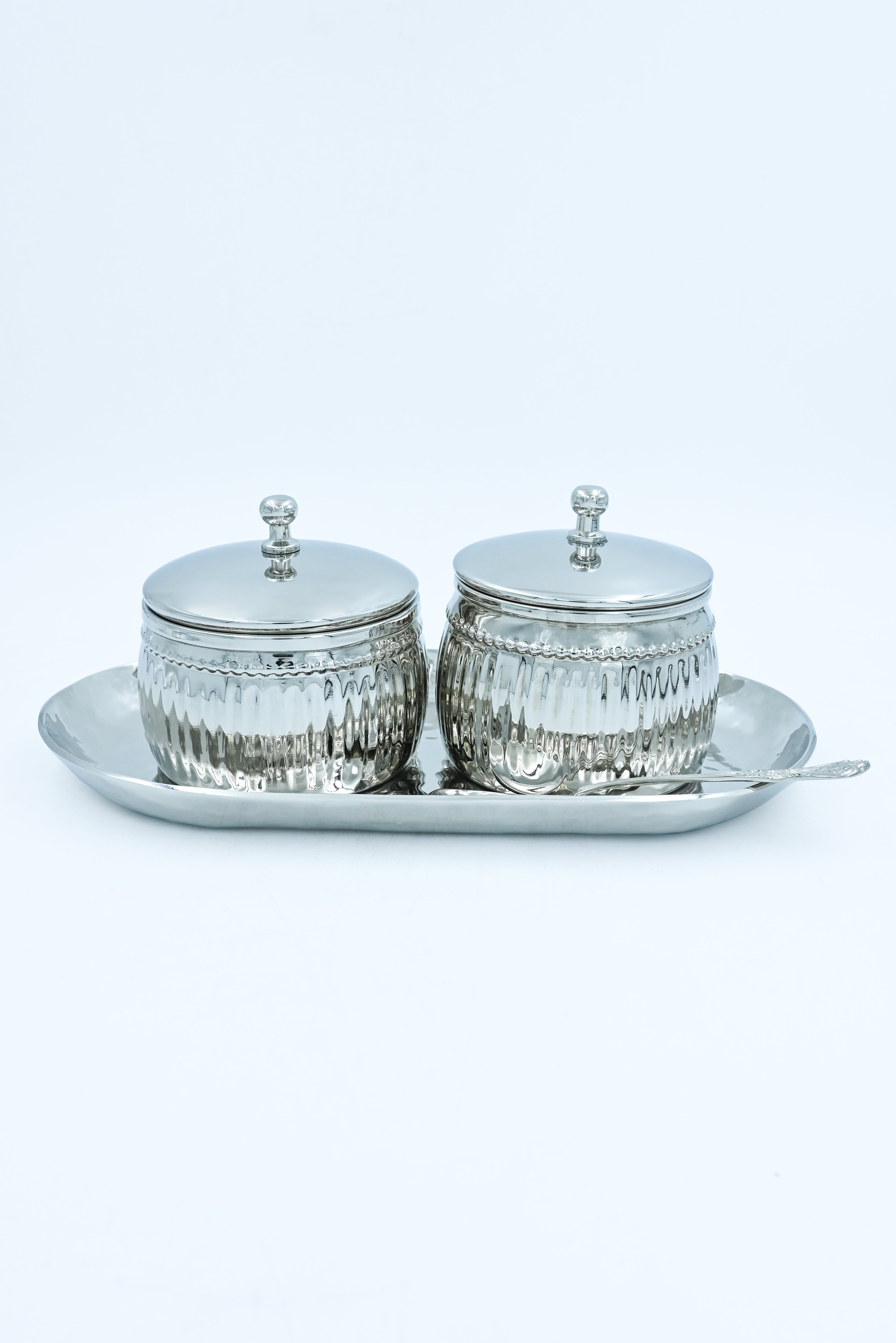 Brass Dry Fruit Box with Tray