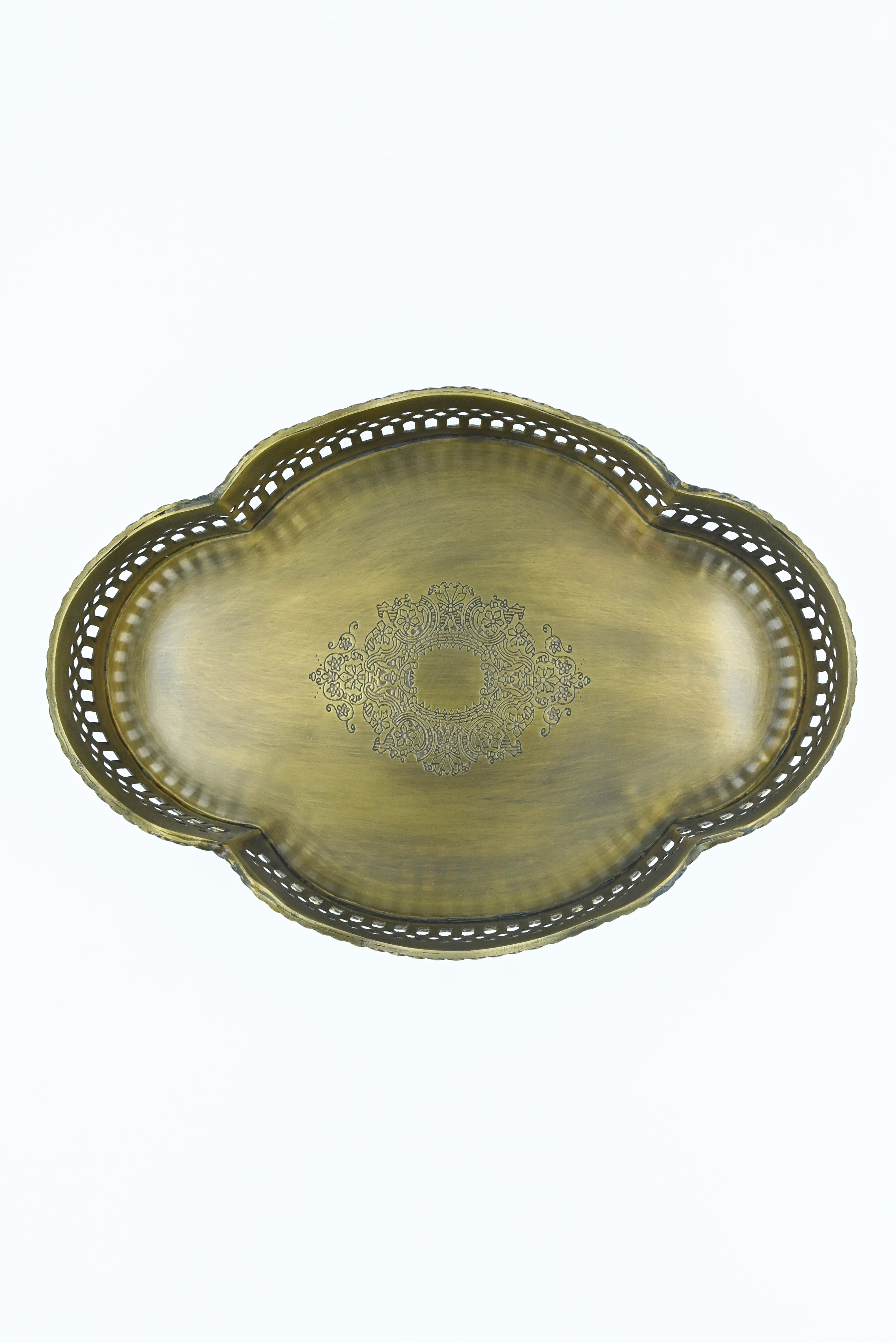 Sinia Gold Oval Tray