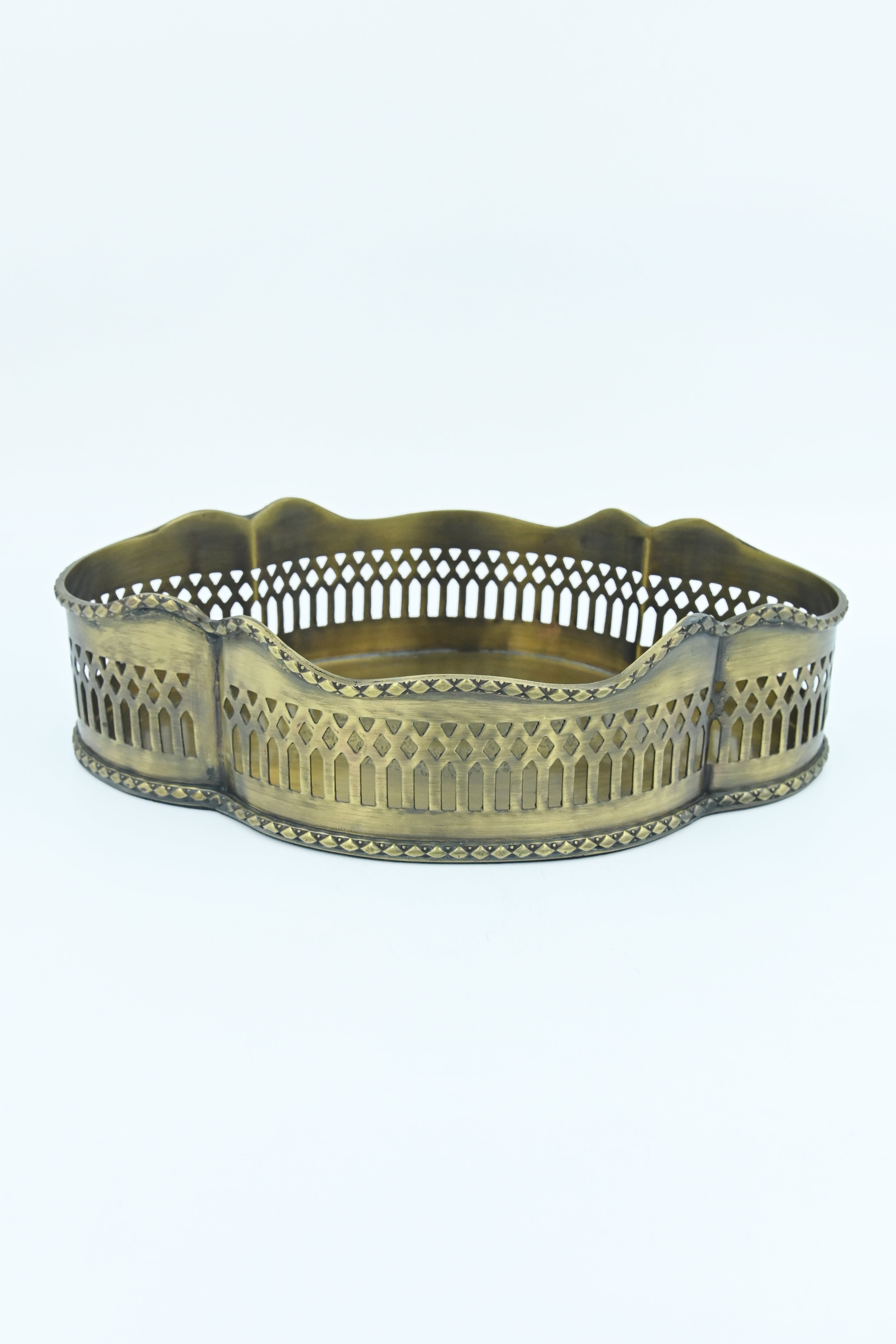 Sinia Gold Oval Tray