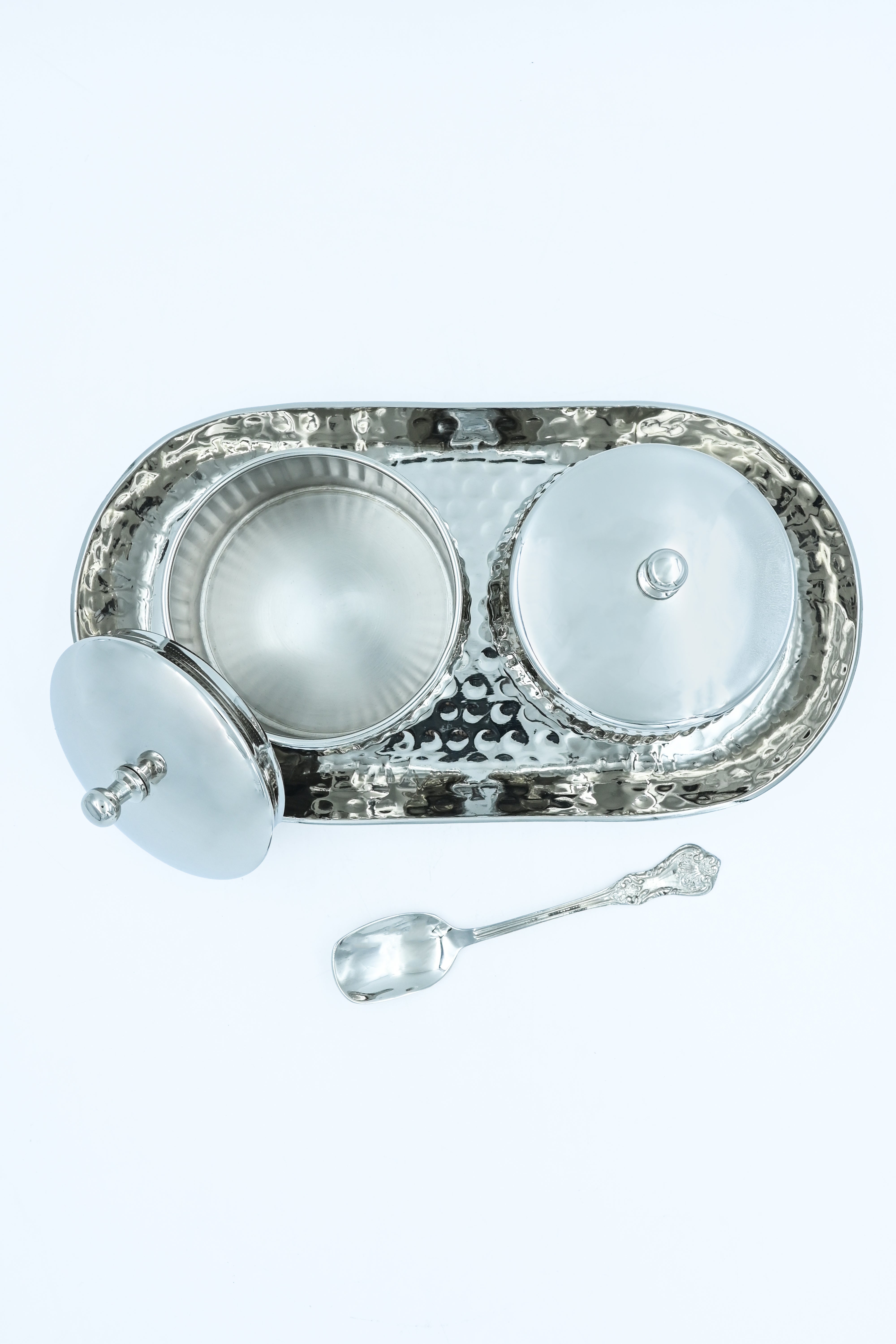 Brass Dry Fruit Box with Tray
