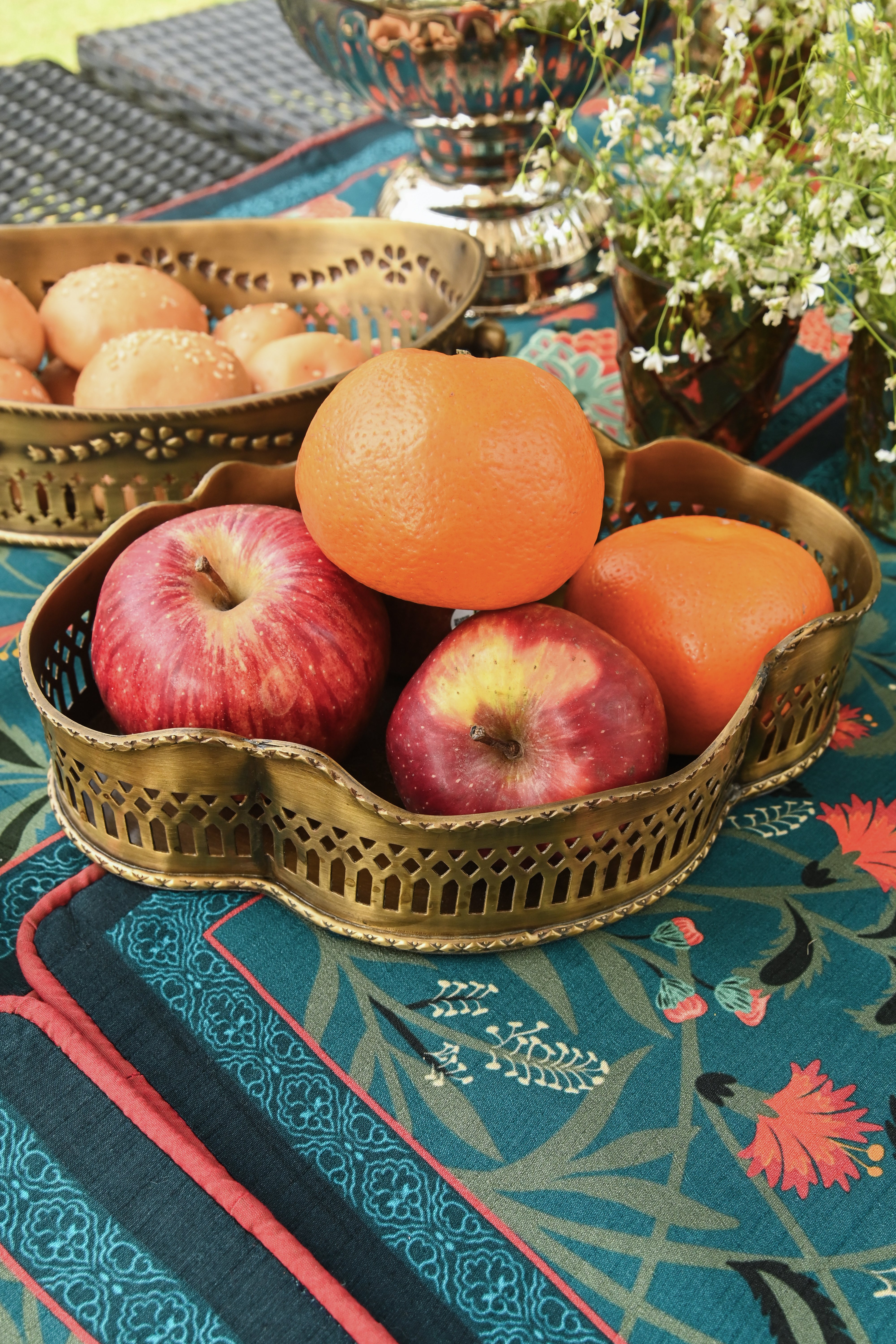 Sinia Gold Oval Tray