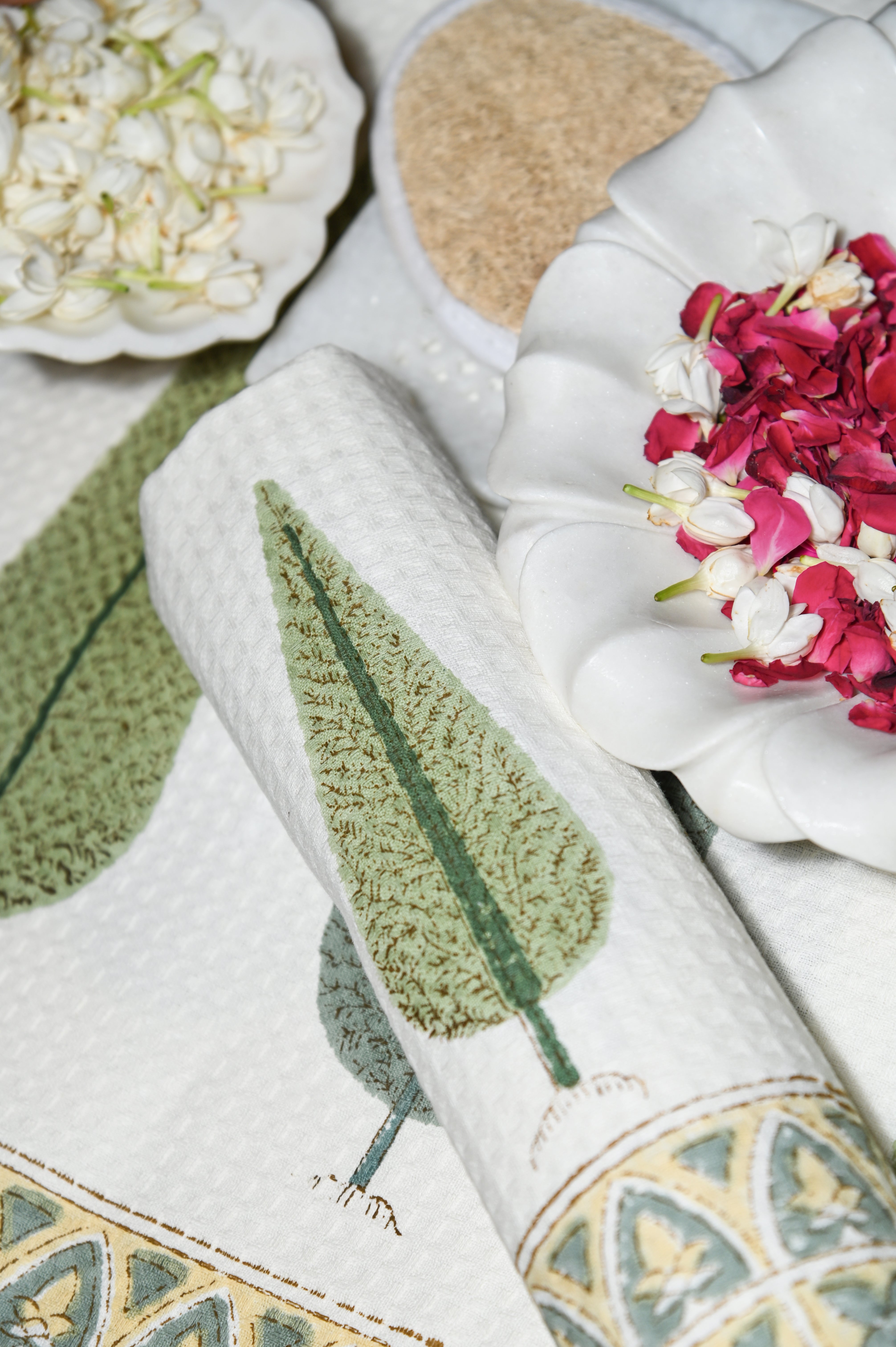 Cypress Waffle Hand Towel