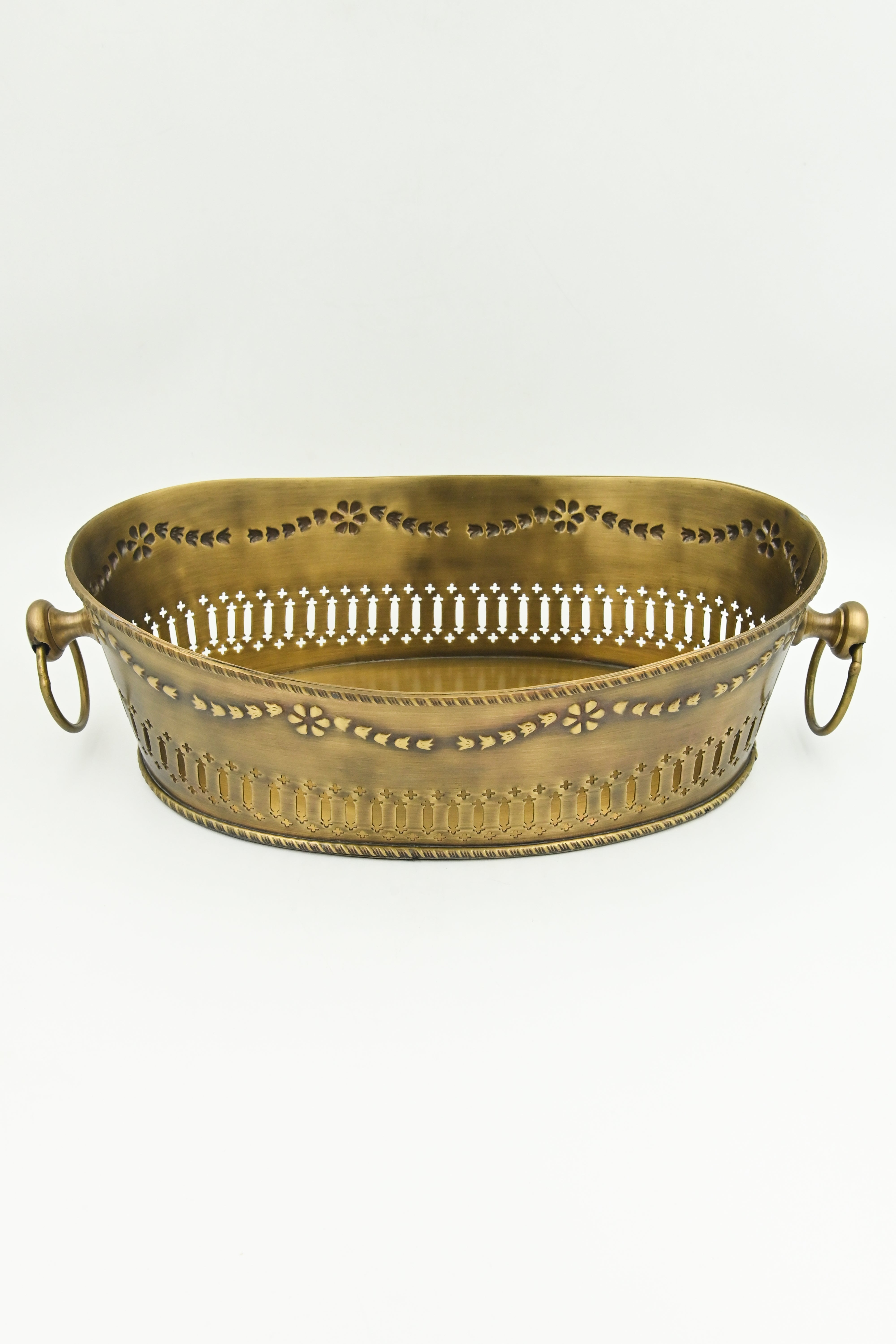 Large Hunaar Gold Basket