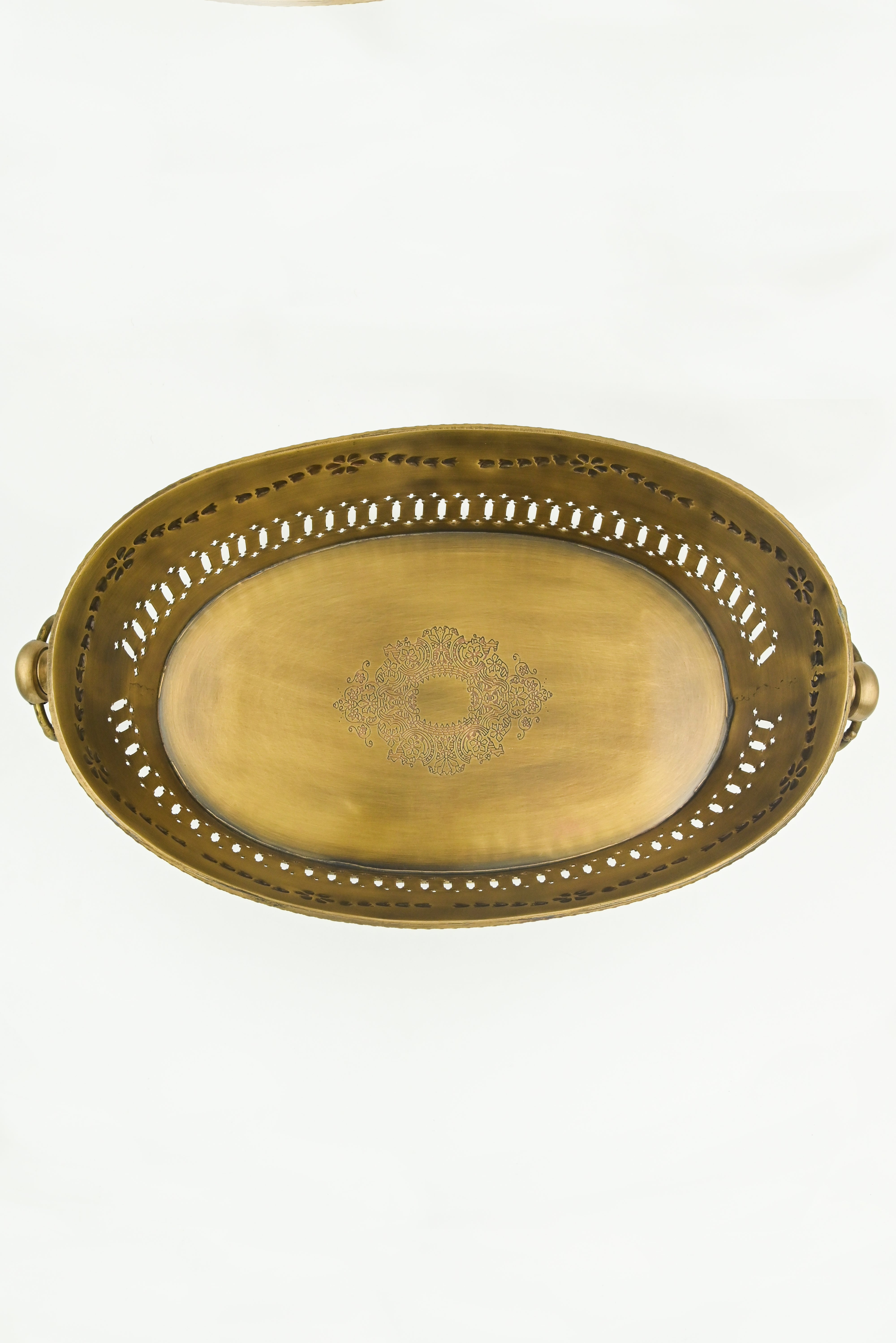 Large Hunaar Gold Basket