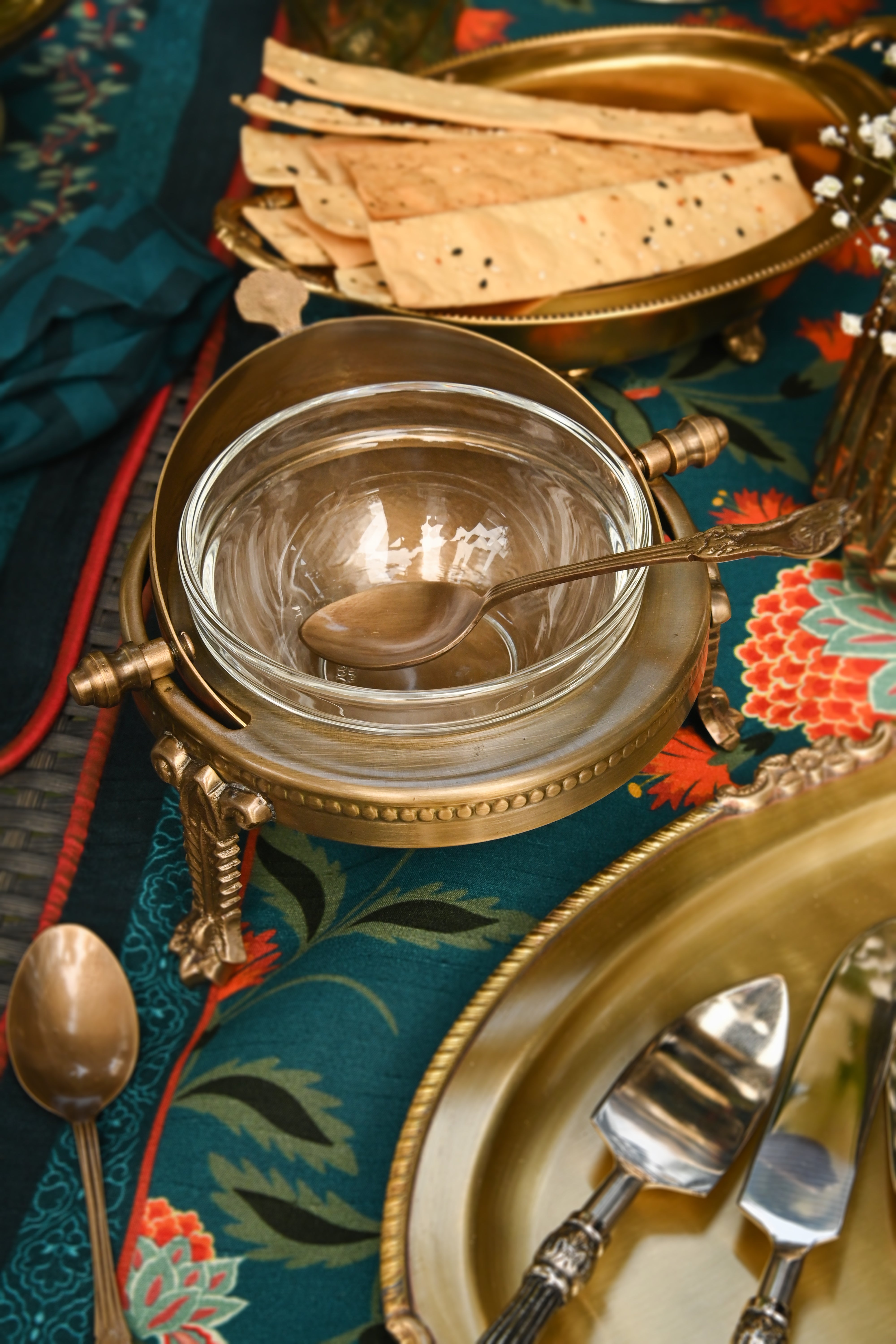 Gold Hunar Dip Dish