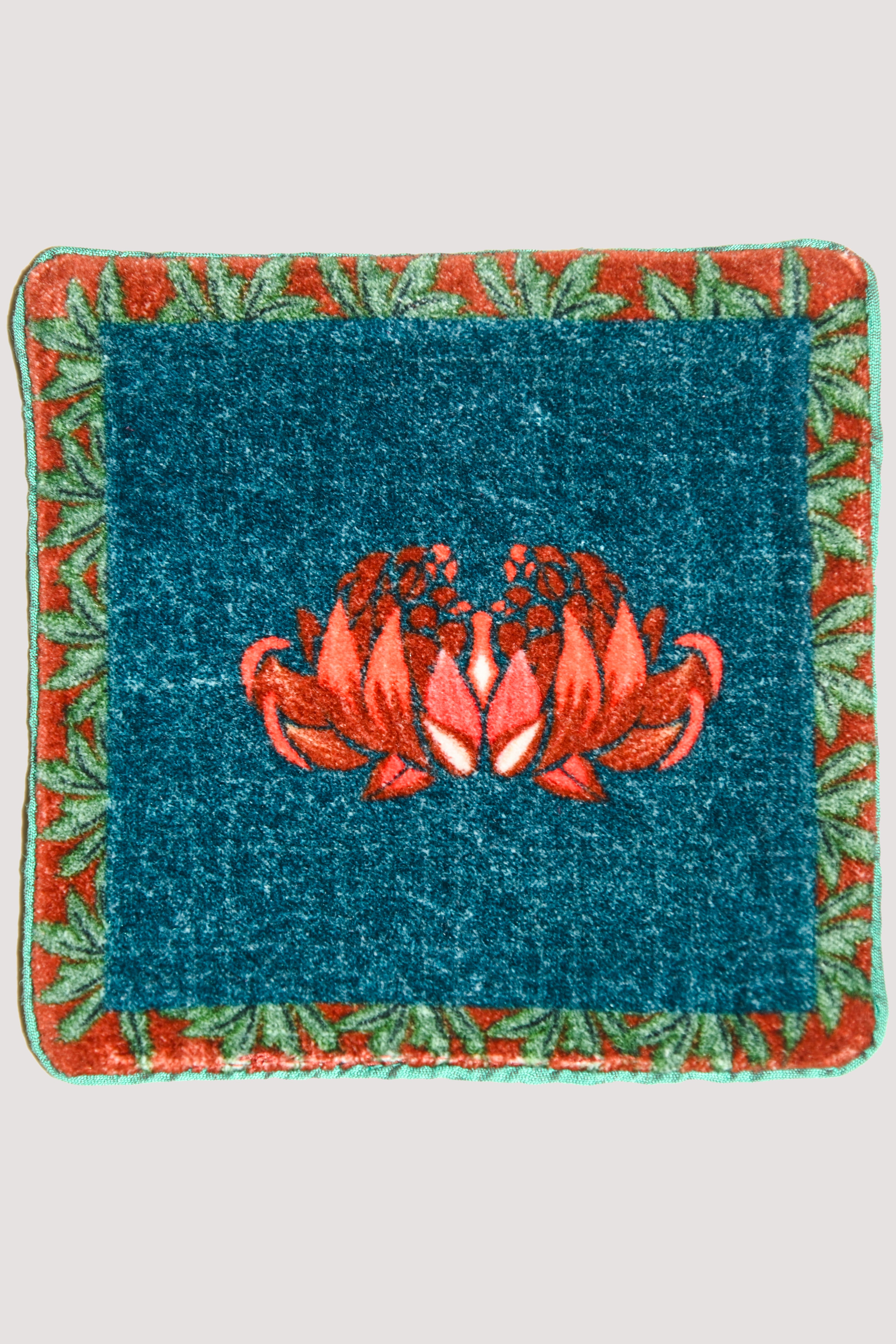 Lotus Velvet Coaster Set