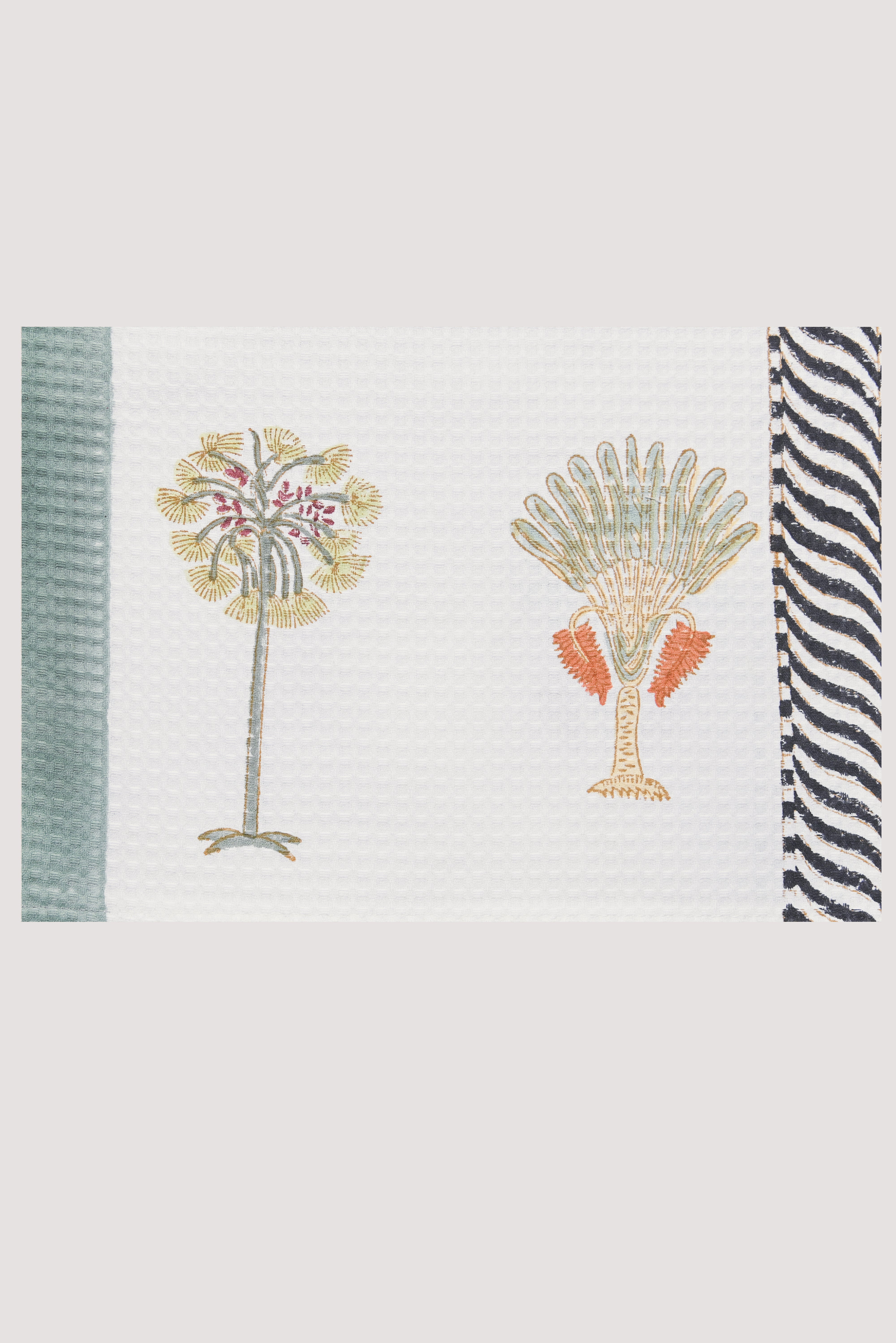 Palm Waffle Bath Towel